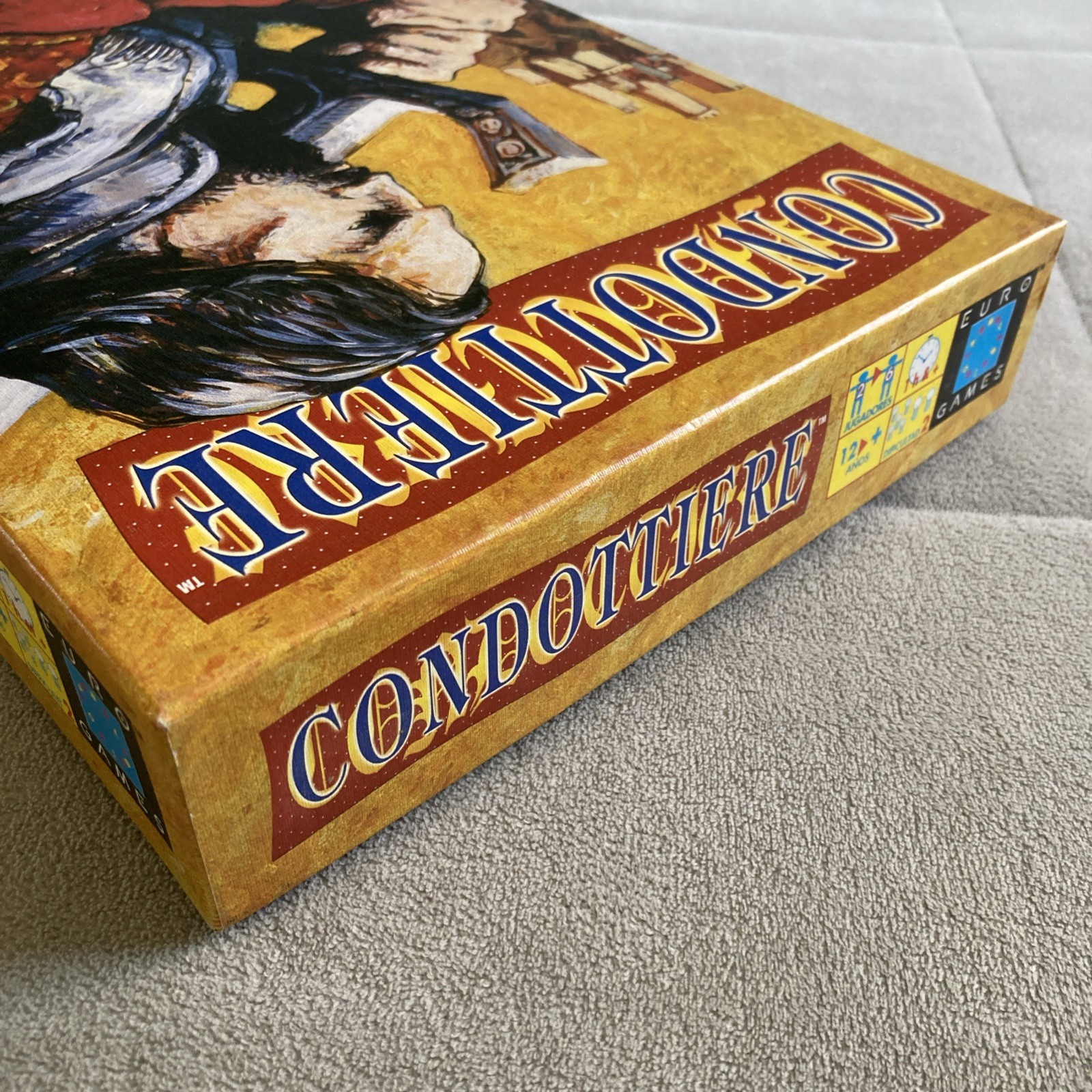 Condottiere Board Game COMPLETE IN BOX Eurogames Descartes Multilingual Edition