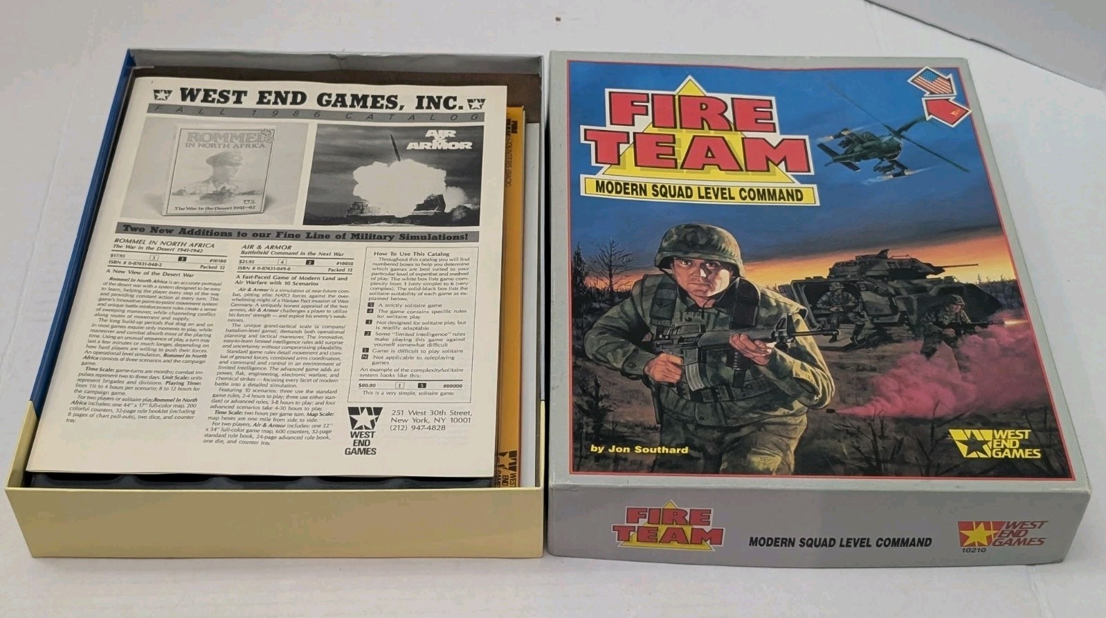 West End Games Fire Team Modern Squad Level Command