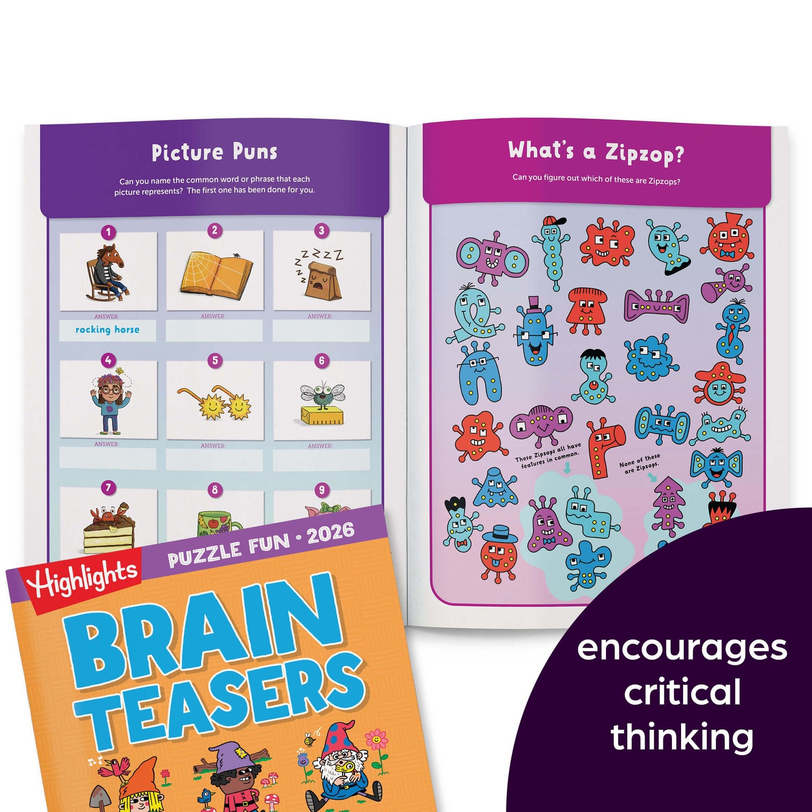 Activity Book Set 4 Fun Puzzle Mazes Word Games Brain Teasers Kids 2026 Gift