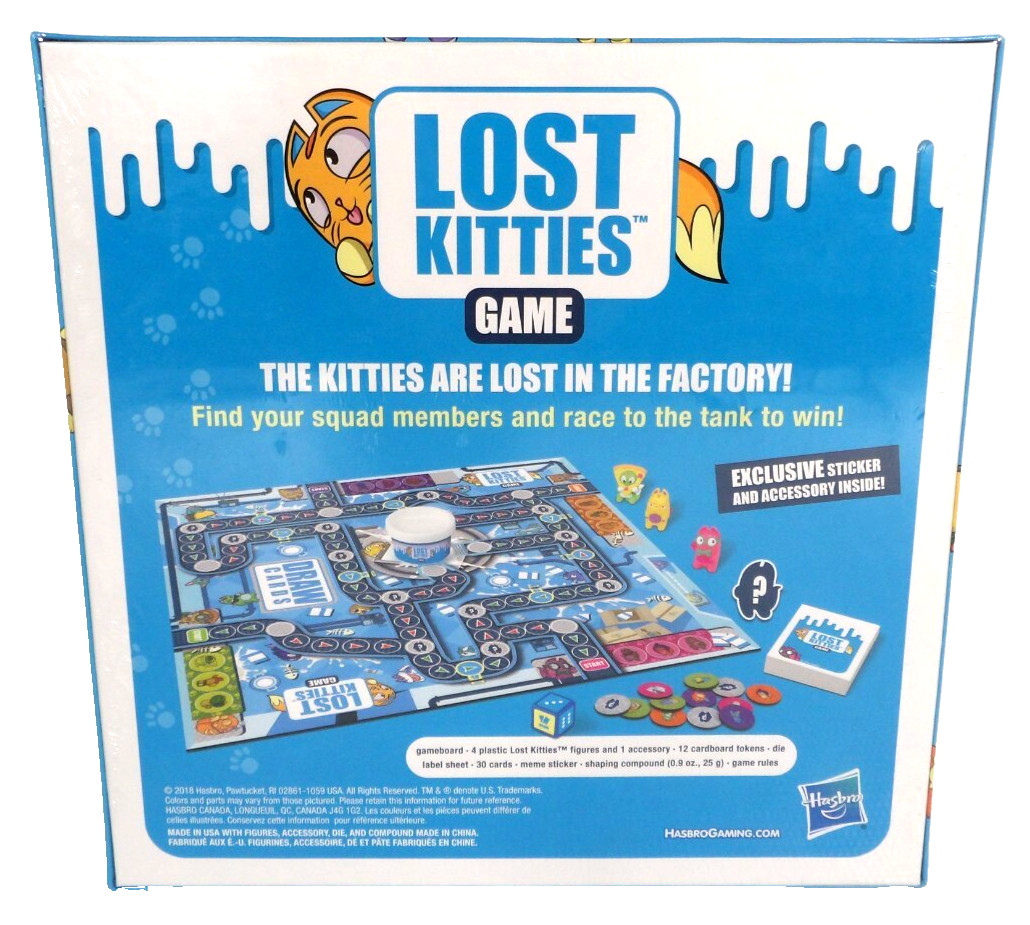 LOST KIDDIES Children’s Family Board Game ages 5+ HASBRO 2018, NEW