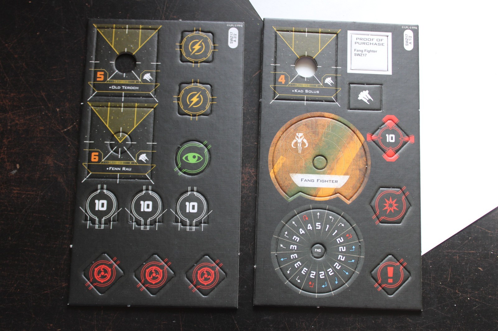 TOKENS ONLY – X-Wing Miniatures Game: Fang Fighter Expansion Pack 2.0