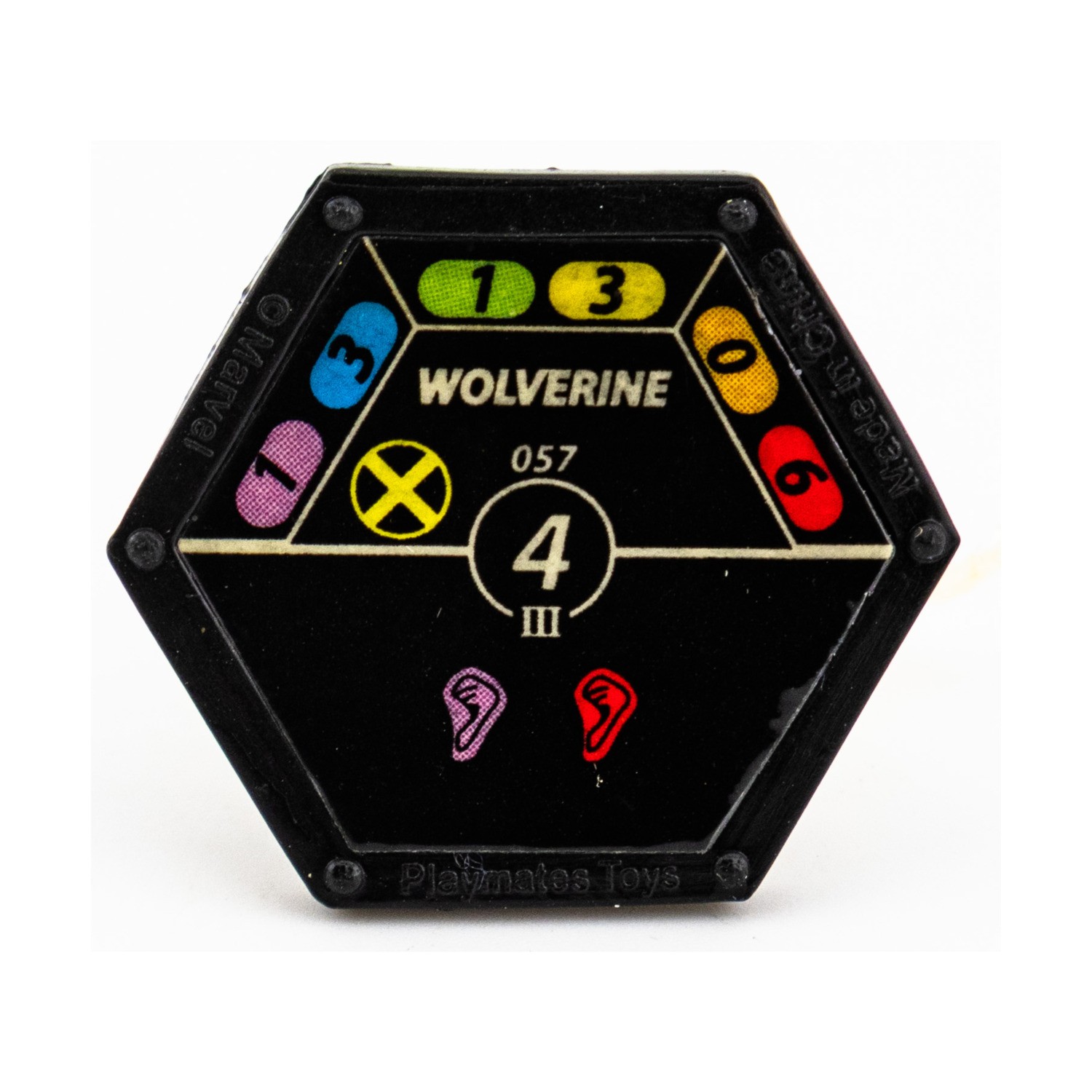 Playmates Marvel Battle Dice Wolverine #057 (R) (Stealth) NM