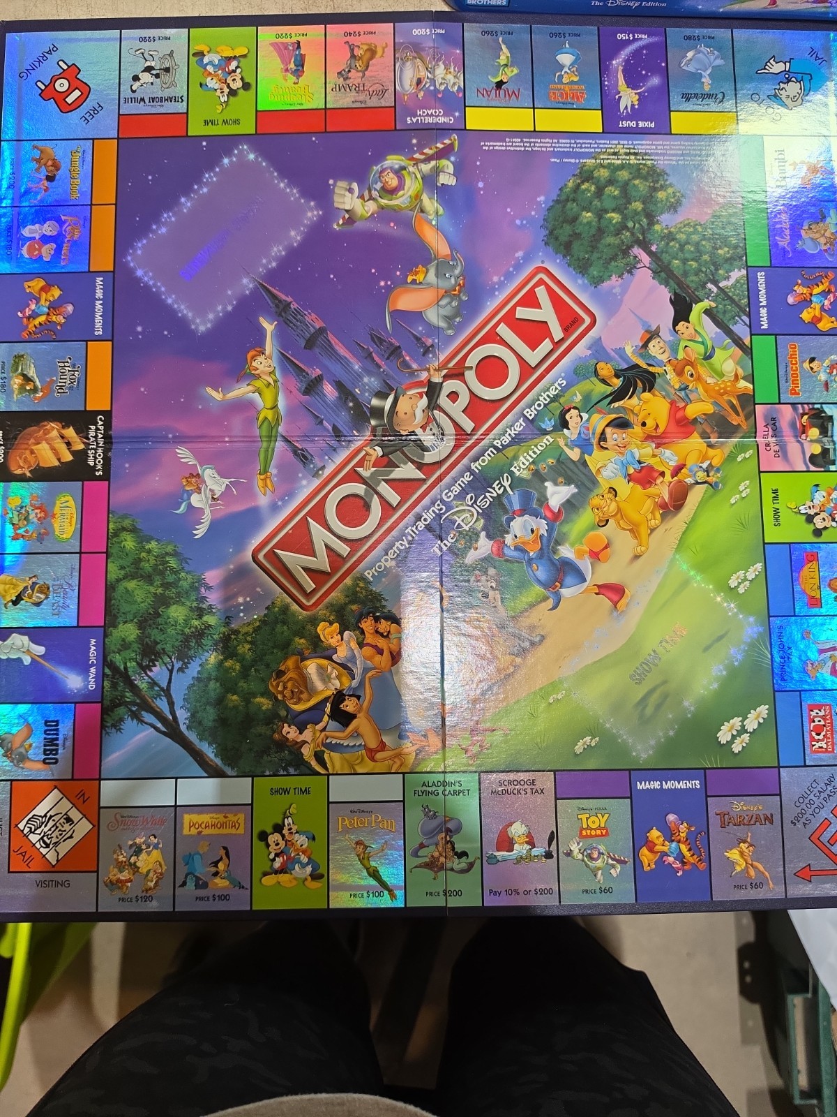 Monopoly The Disney Edition 2001 Exclusive Tin Rare 100% Complete!!