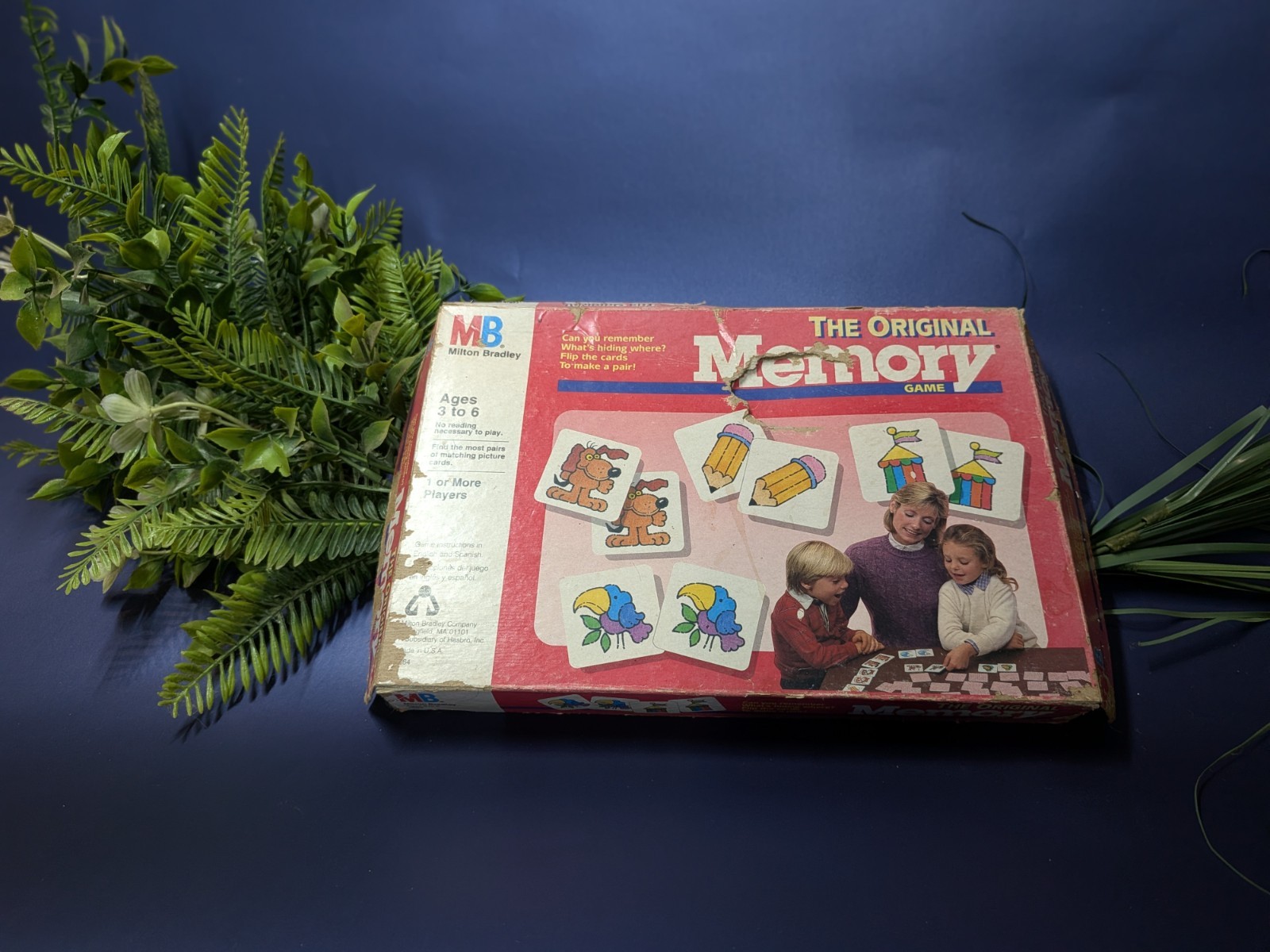 Vintage 1986 Milton Bradley “The Original Memory Game”