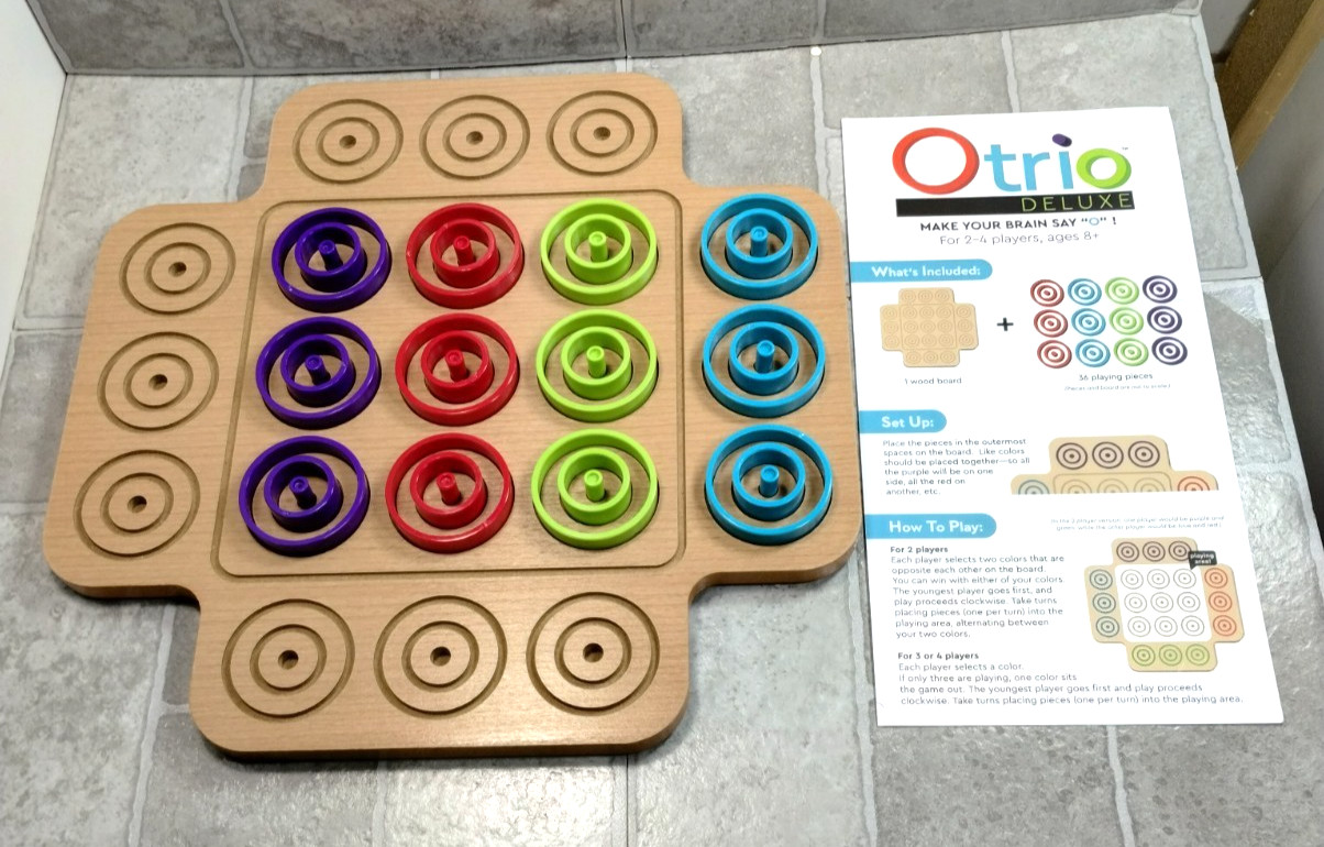 2022 Marbles Brain Workshop Otrio Deluxe Board Game (Complete)