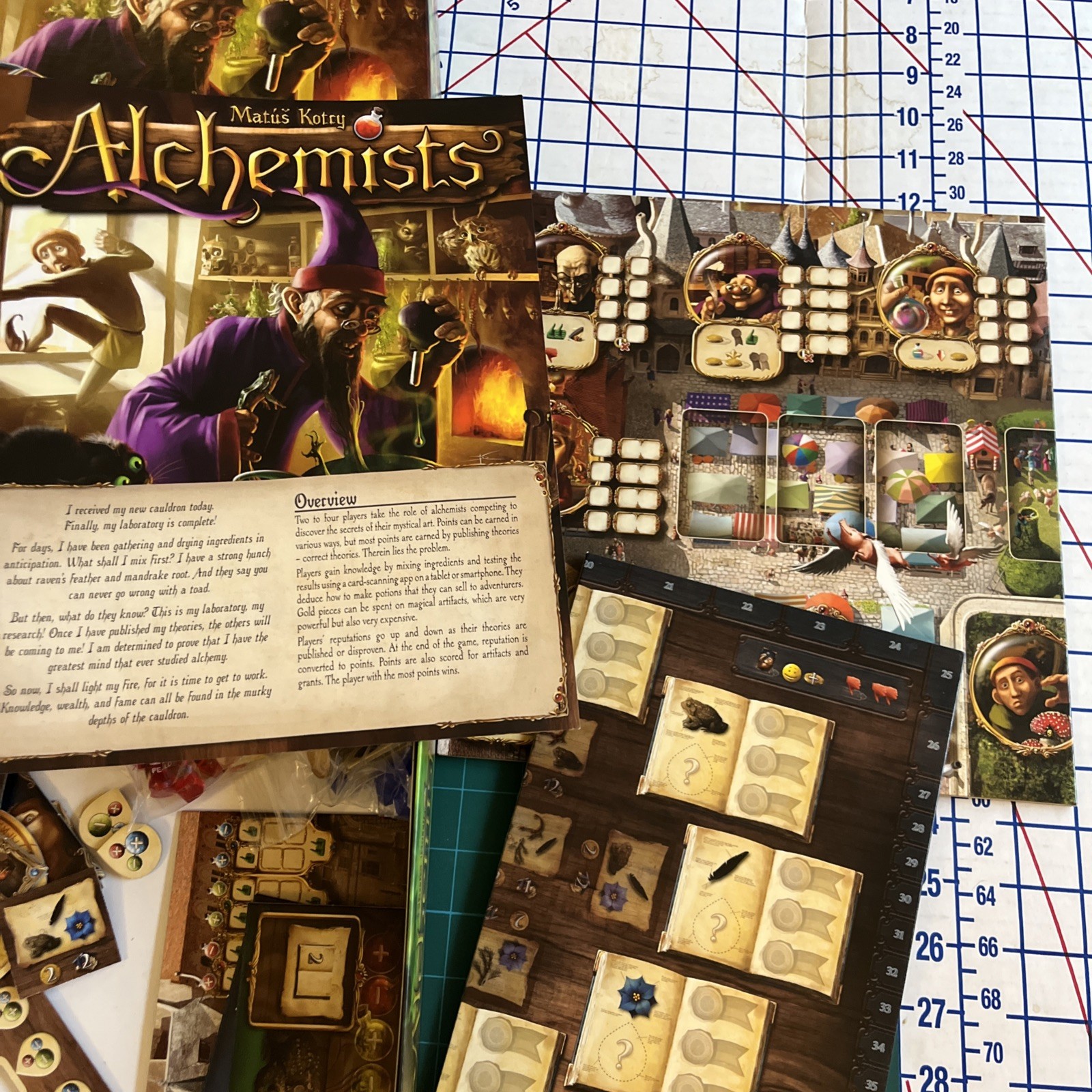 CZECH GAMES EDITION MATUS KORY ALCHEMISTS BOARD GAME – COMPLETE