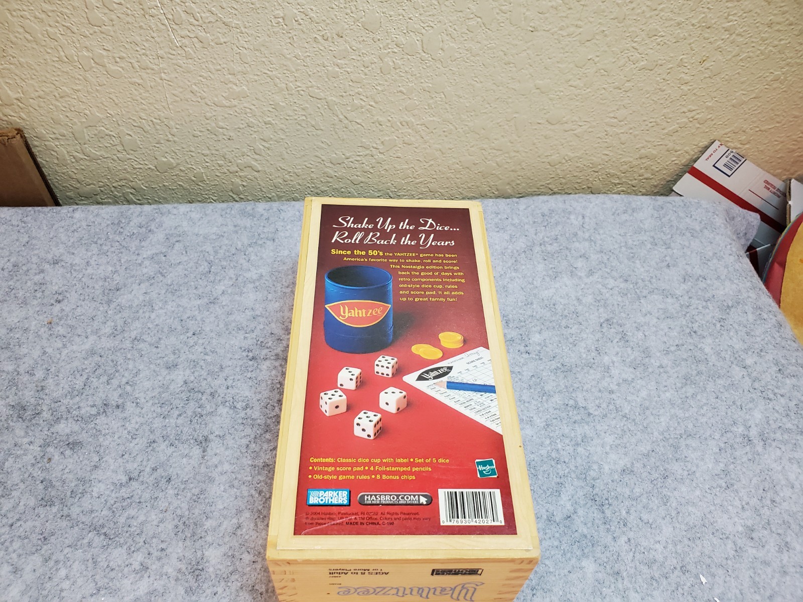 Yahtzee 2004 Nostalgia Games Series Parker Brothers Box, Pre-owned, Complete