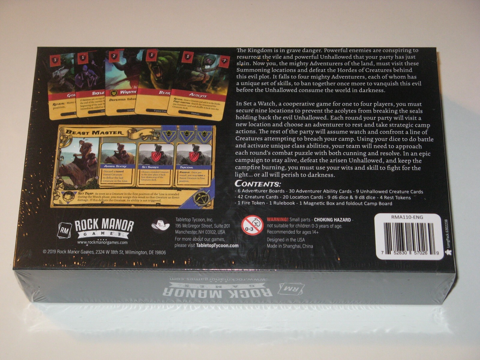 Set A Watch original core set SW 1-4 player co-op Rock Manor Games