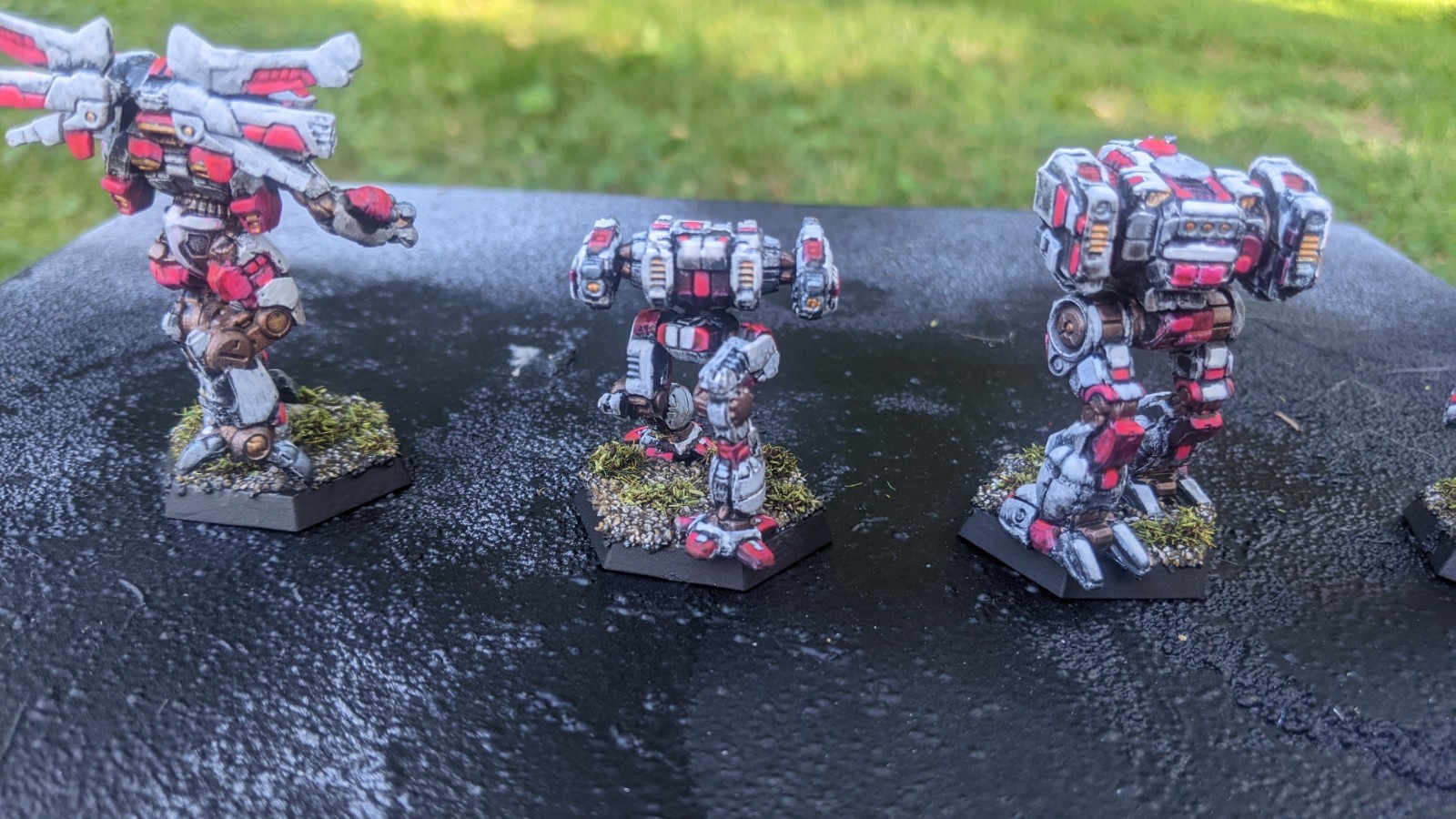 BattleTech: 21st Centauri Lancers Command. 4xModels. Painted.