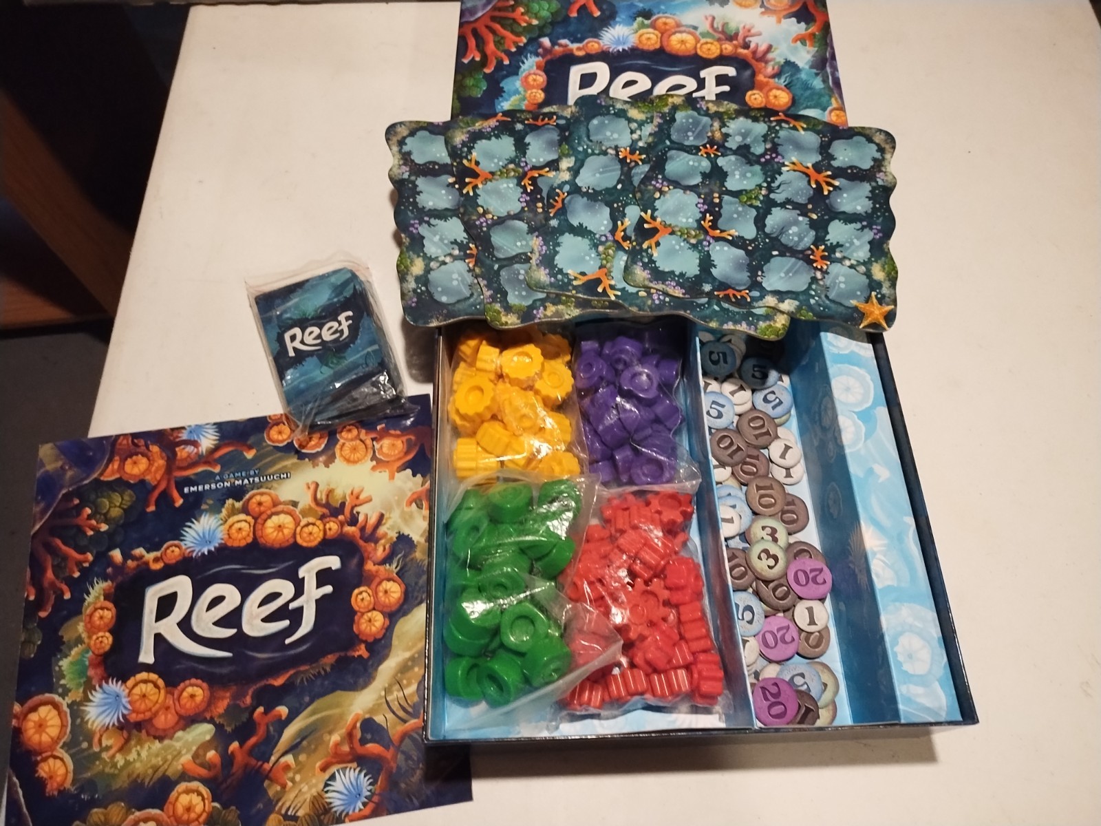Reef Board Game by Emerson Matsuuchi Next Move Games Strategy Family Game