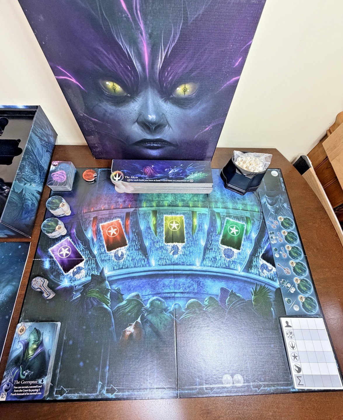 Abyss Bombyx Board Game (Purple Box) Excellent Condition