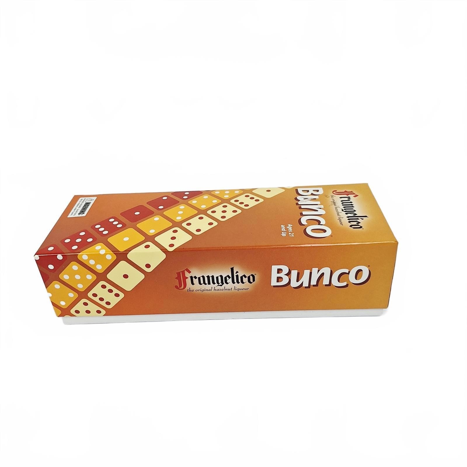 Frangelico Hazelnut Liqueur Bunco Game Set Branded Promotional Dice Bell Rules