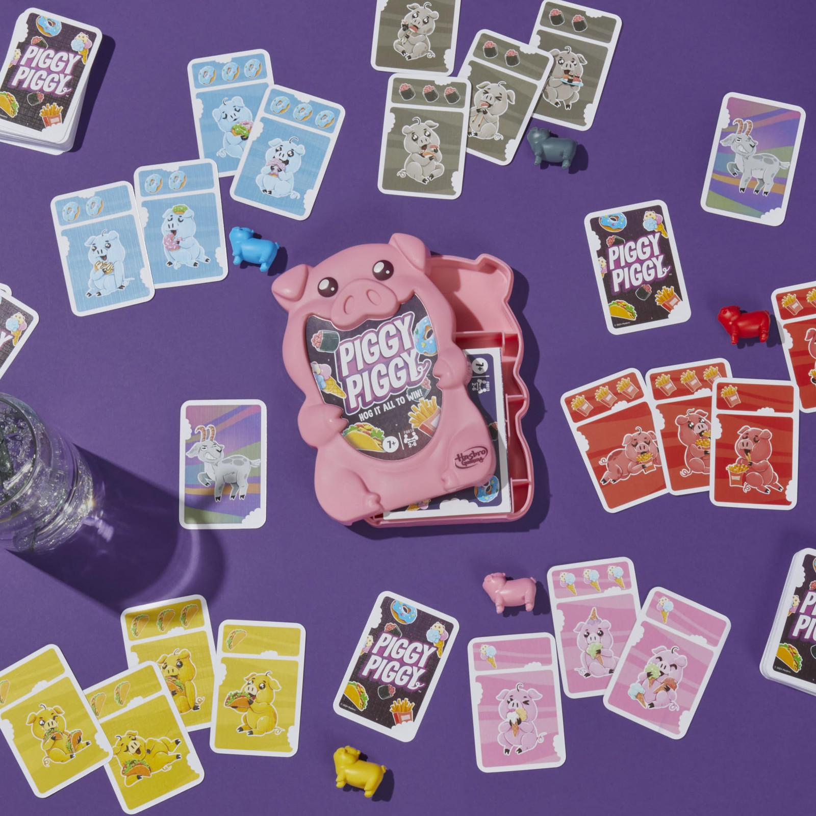 Piggy Piggy Card Game Fun Family Game for Kids Ages 7 and Up 2 to 6 Players
