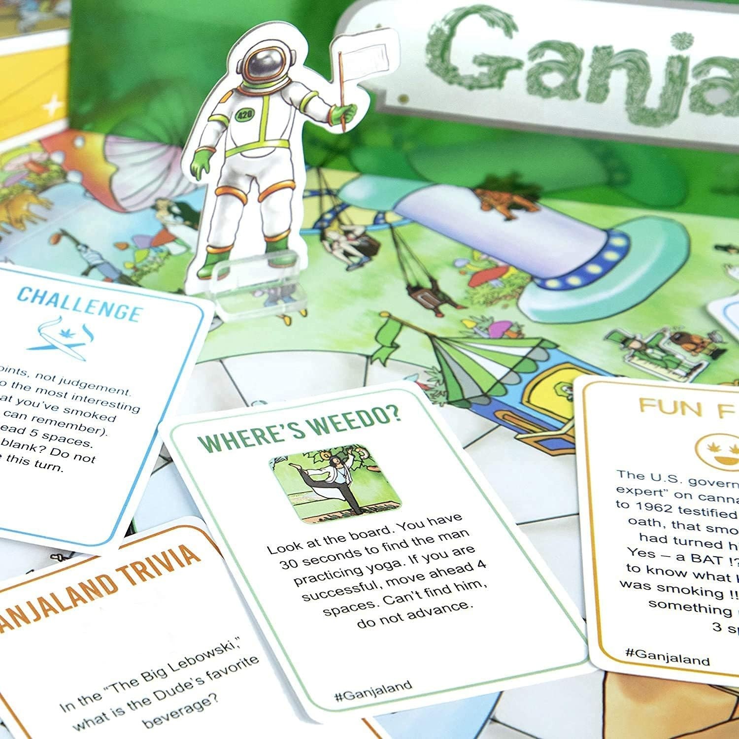 GanjaLand An Epic Weed Adventure Novelty Adult Board Game – New/ Sealed