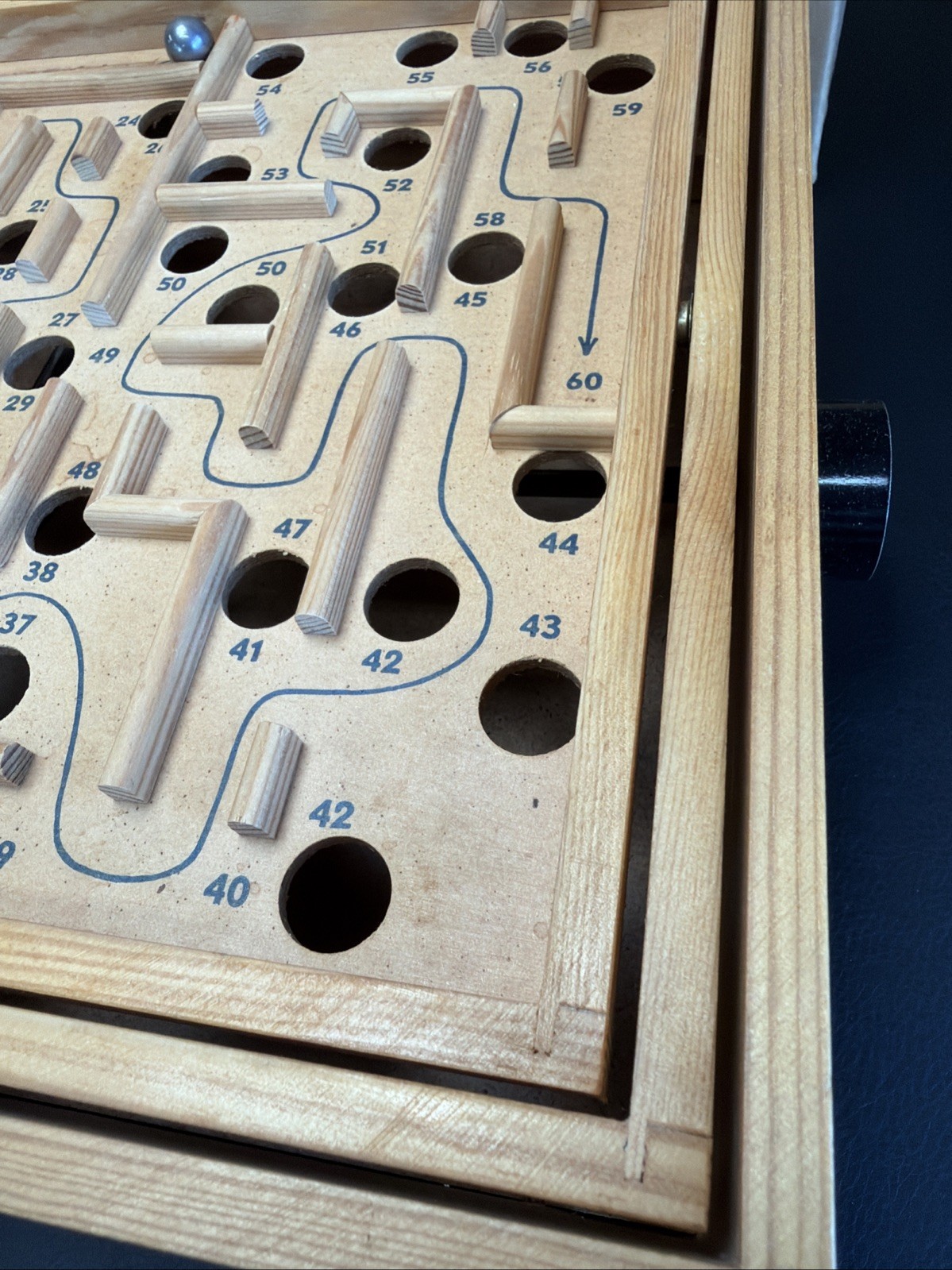 Vintage 1950 Brio Labyrinth Wooden Game with Original Box!!