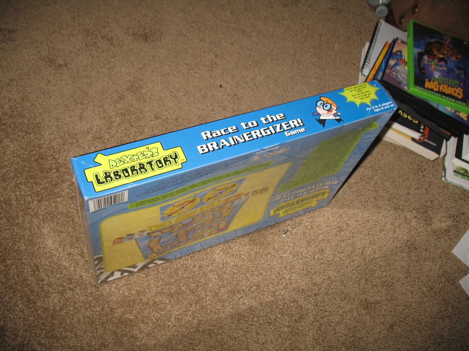 2001 CARTOON NETWORK DEXTERS LABORATORY GAME RACE TO THE BRAINERGIZER NEW SEALED