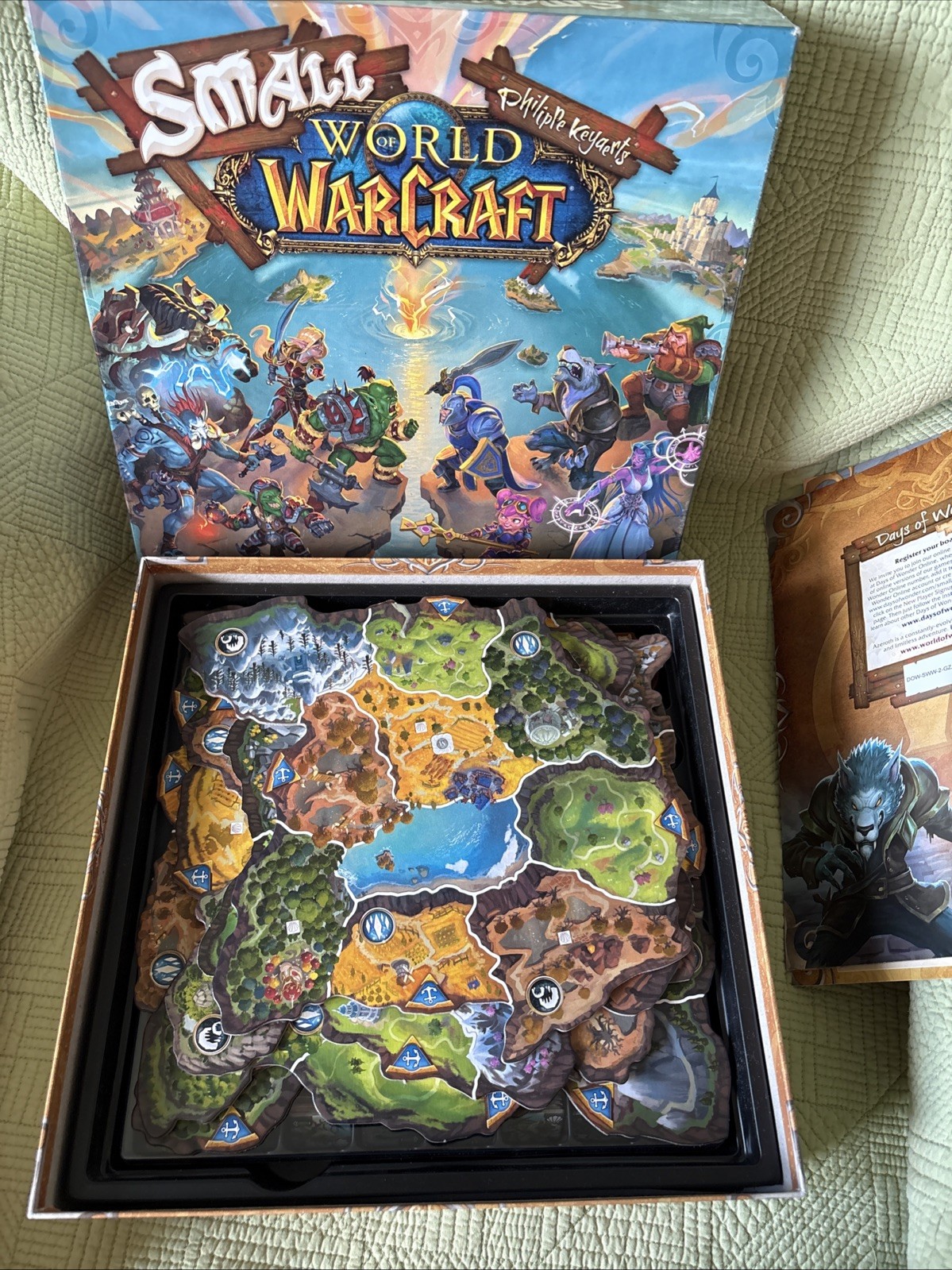Small World of Warcraft Board Game Lot As-Is Unchecked for Completeness