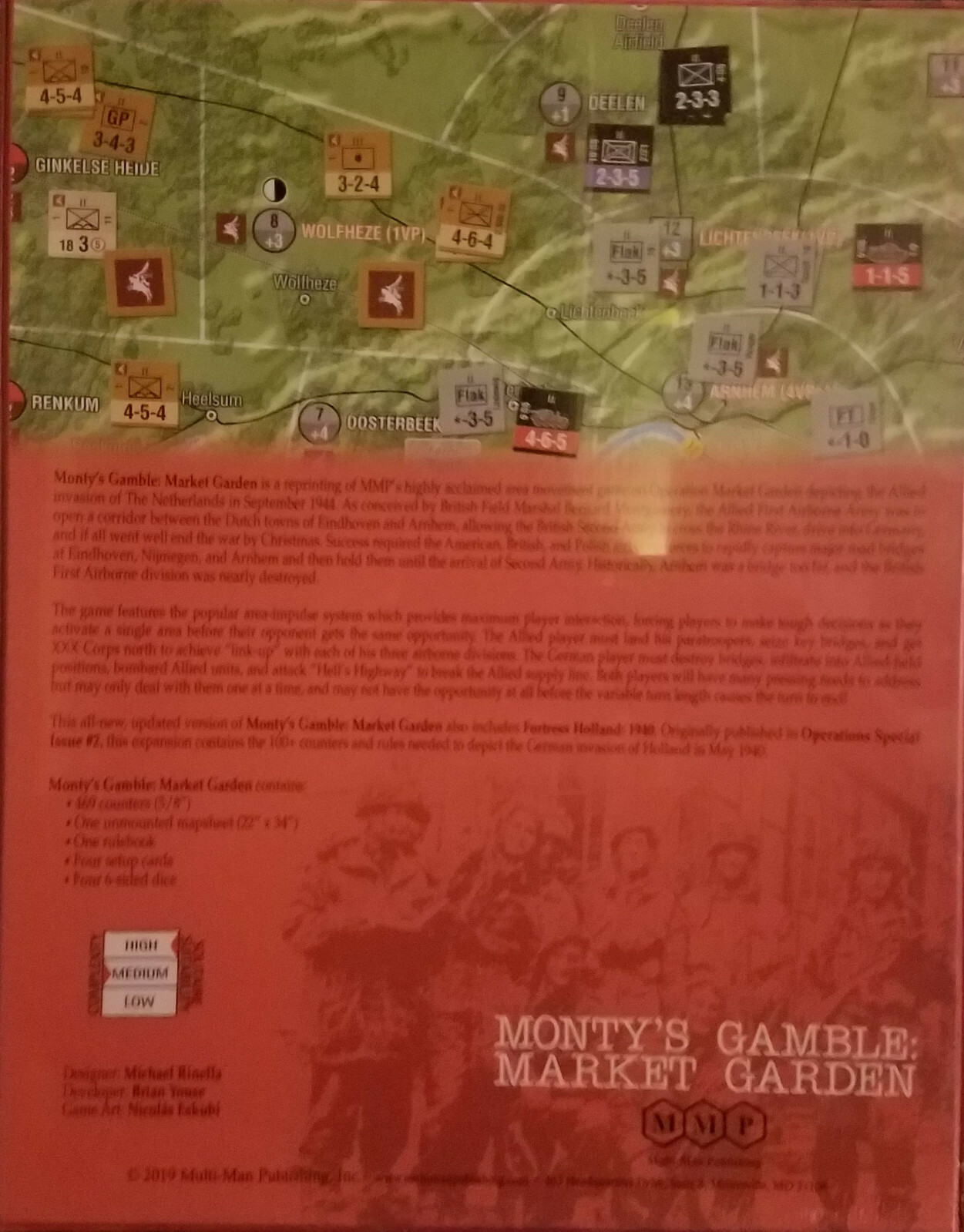 Multiman Wargames Monty’s Gamble: Market Garden MMP 2019 Edition NISW Fast Ship