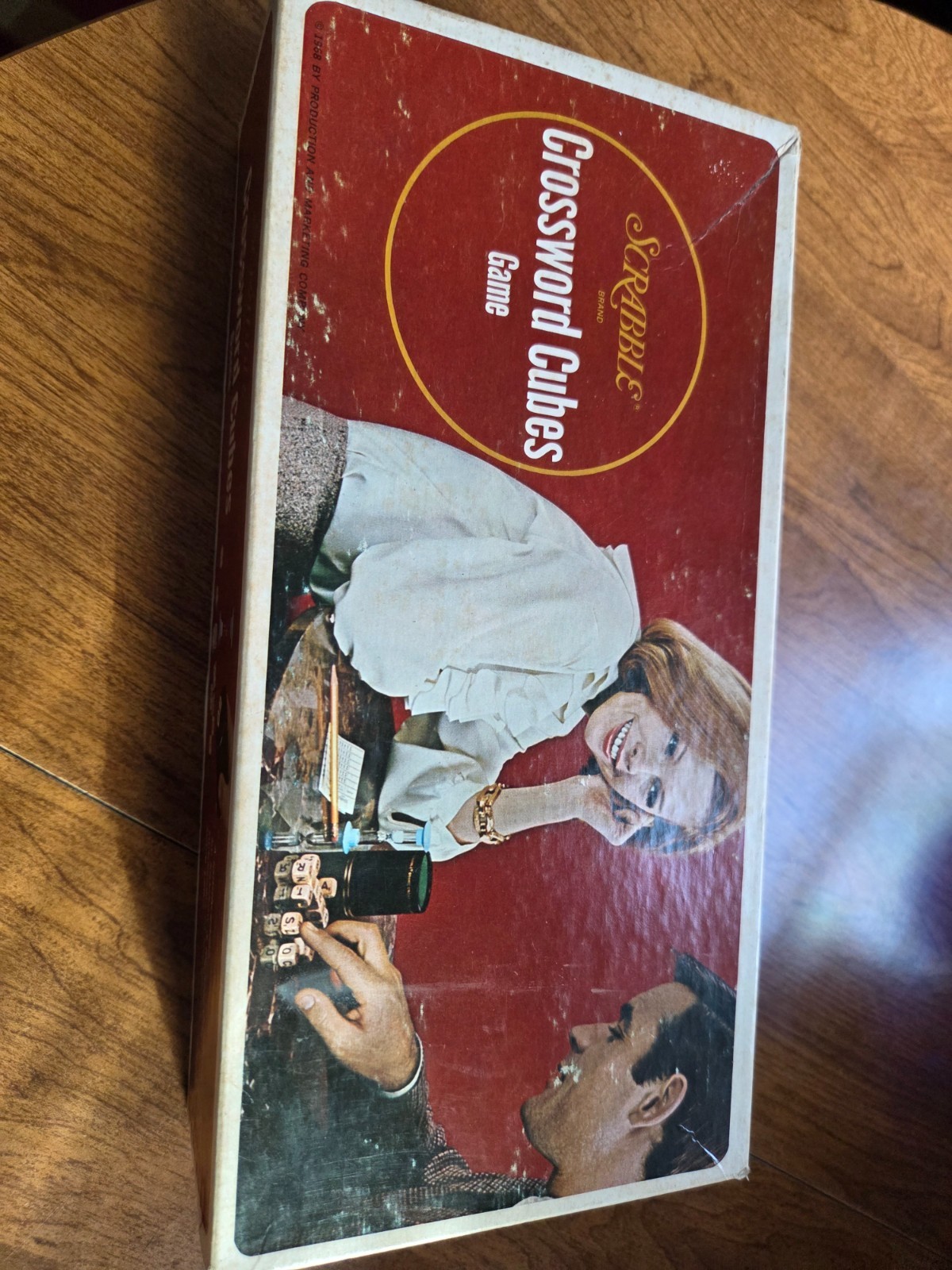 Vintage Crossword Cubes game in good condition in original box