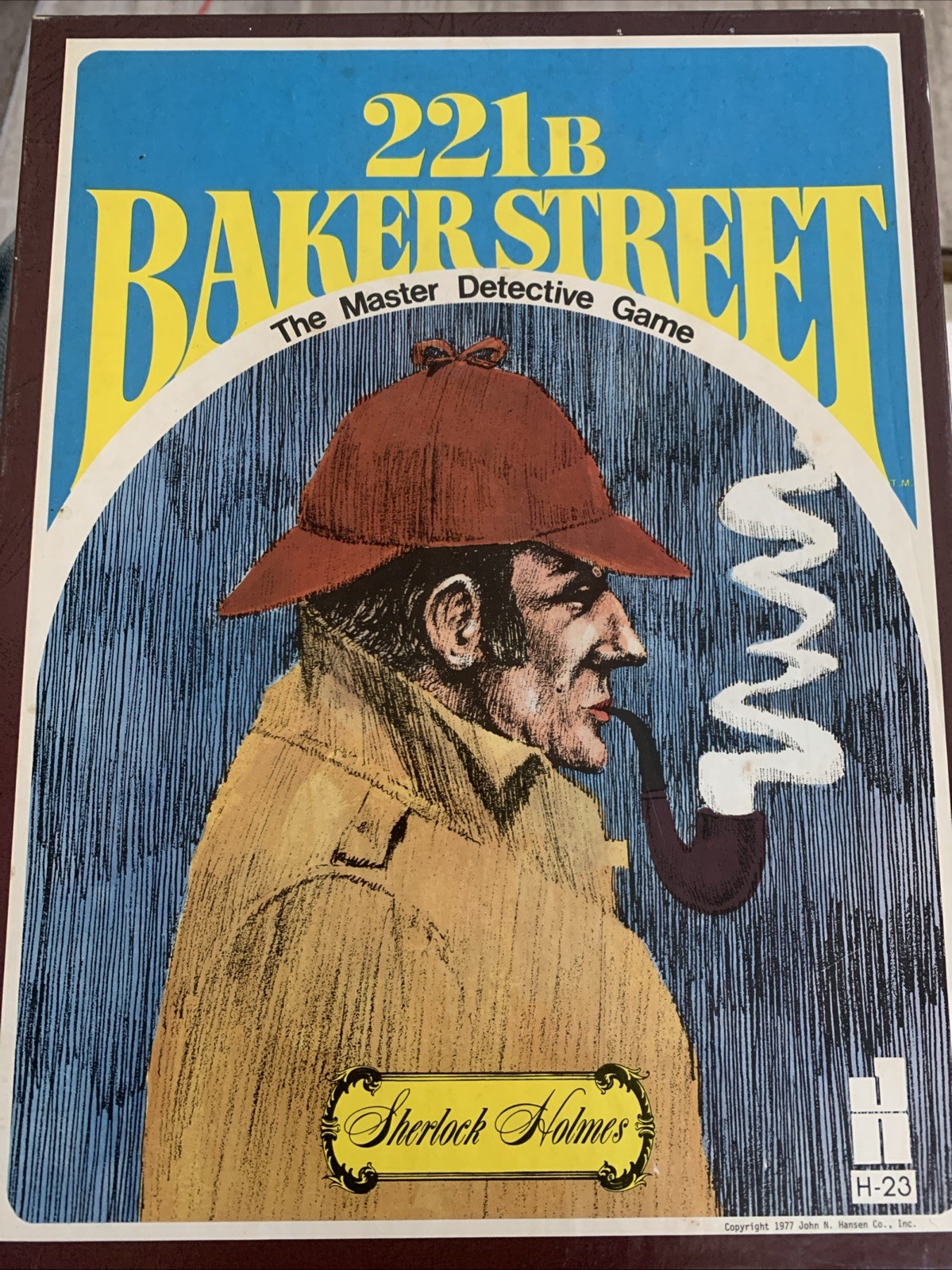 Vintage 1977 221b Baker Street Board Game/Sherlock Holmes/Complete/Order Blank