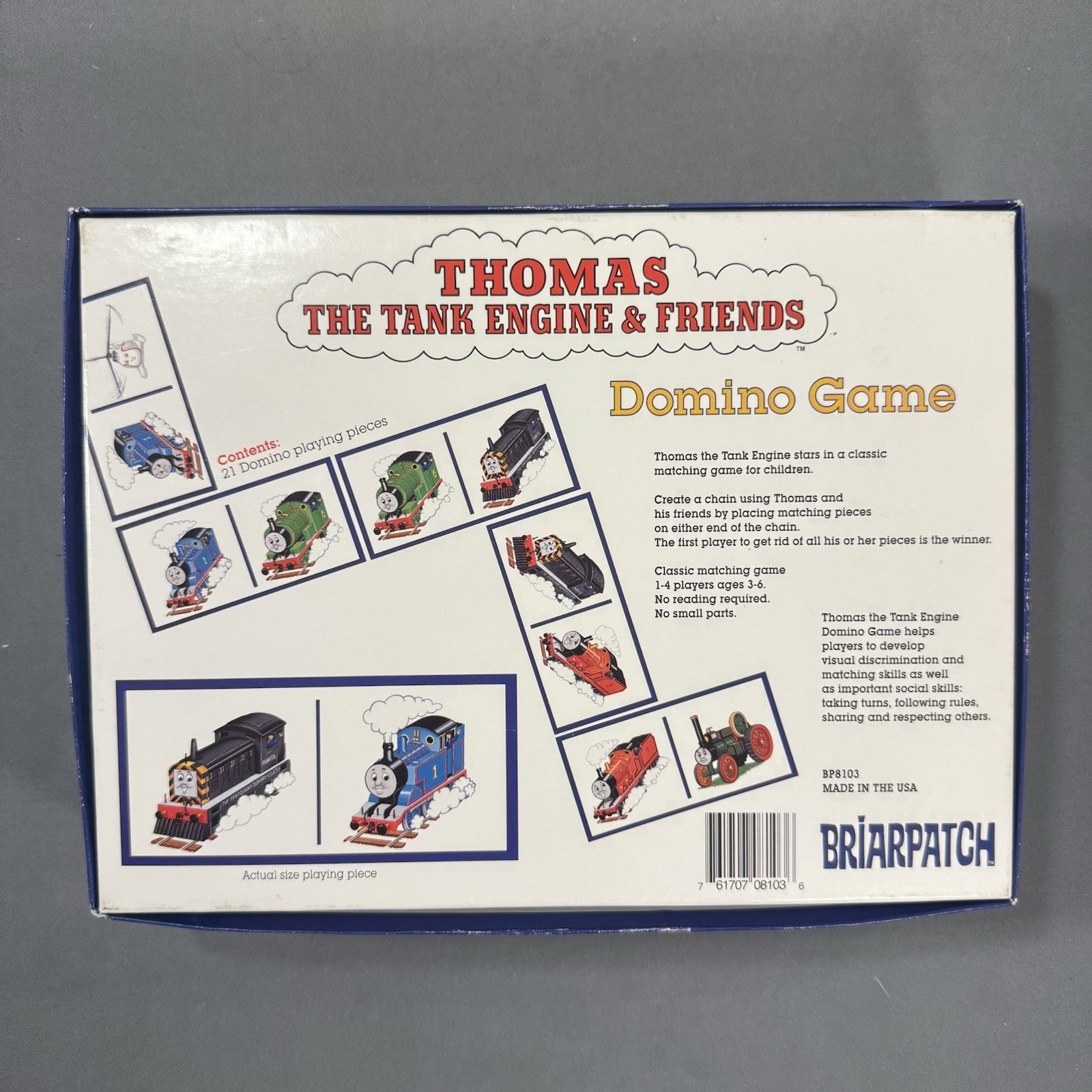 Thomas And The Magic Railroad Game, Dominos, Super 200 Puzzle. All 100% Complete