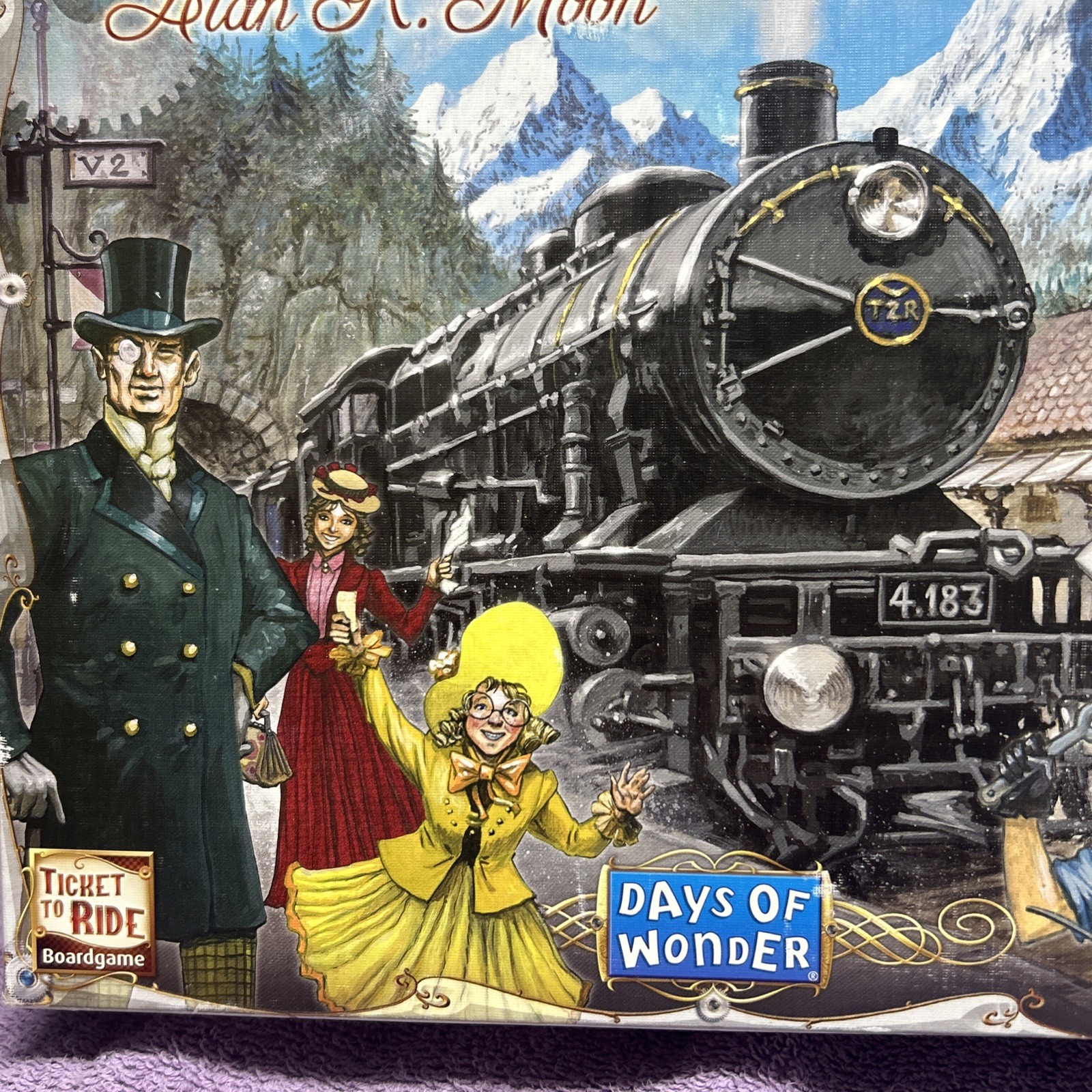 Ticket to Ride Europe Board Game | Alan R. Moon Days of Wonder | NEW Open Box