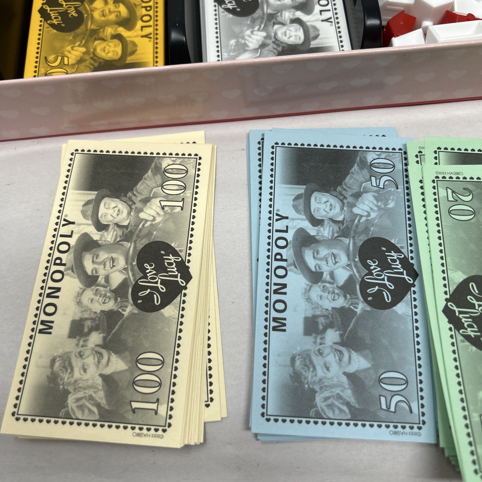 Hasbro Monopoly I Love Lucy 50th Anniversary Board Game 2001 Edition Complete