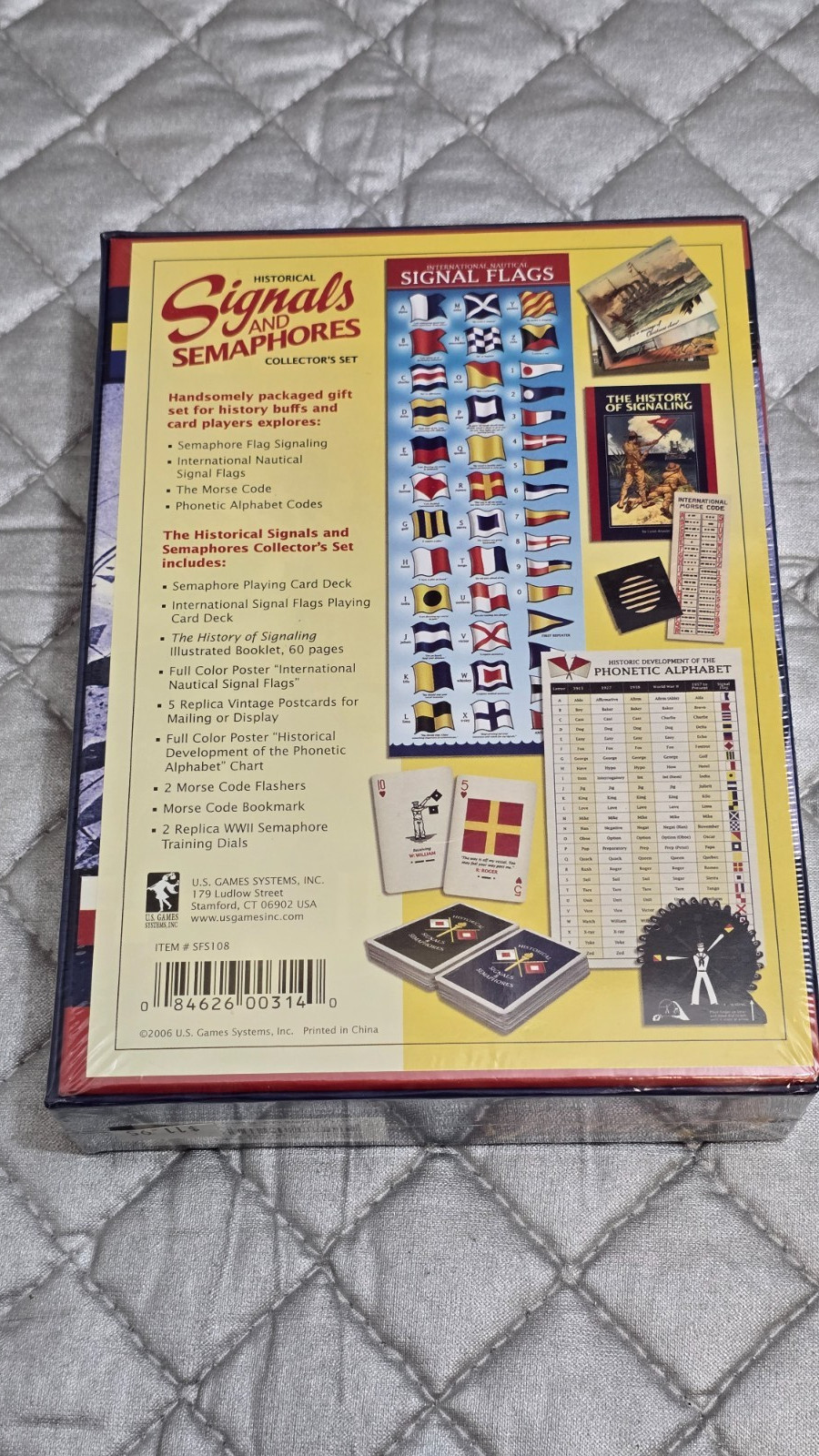 Historical Signs and Semaphores Collector’s Set by US Game Systems 2006 – NEW