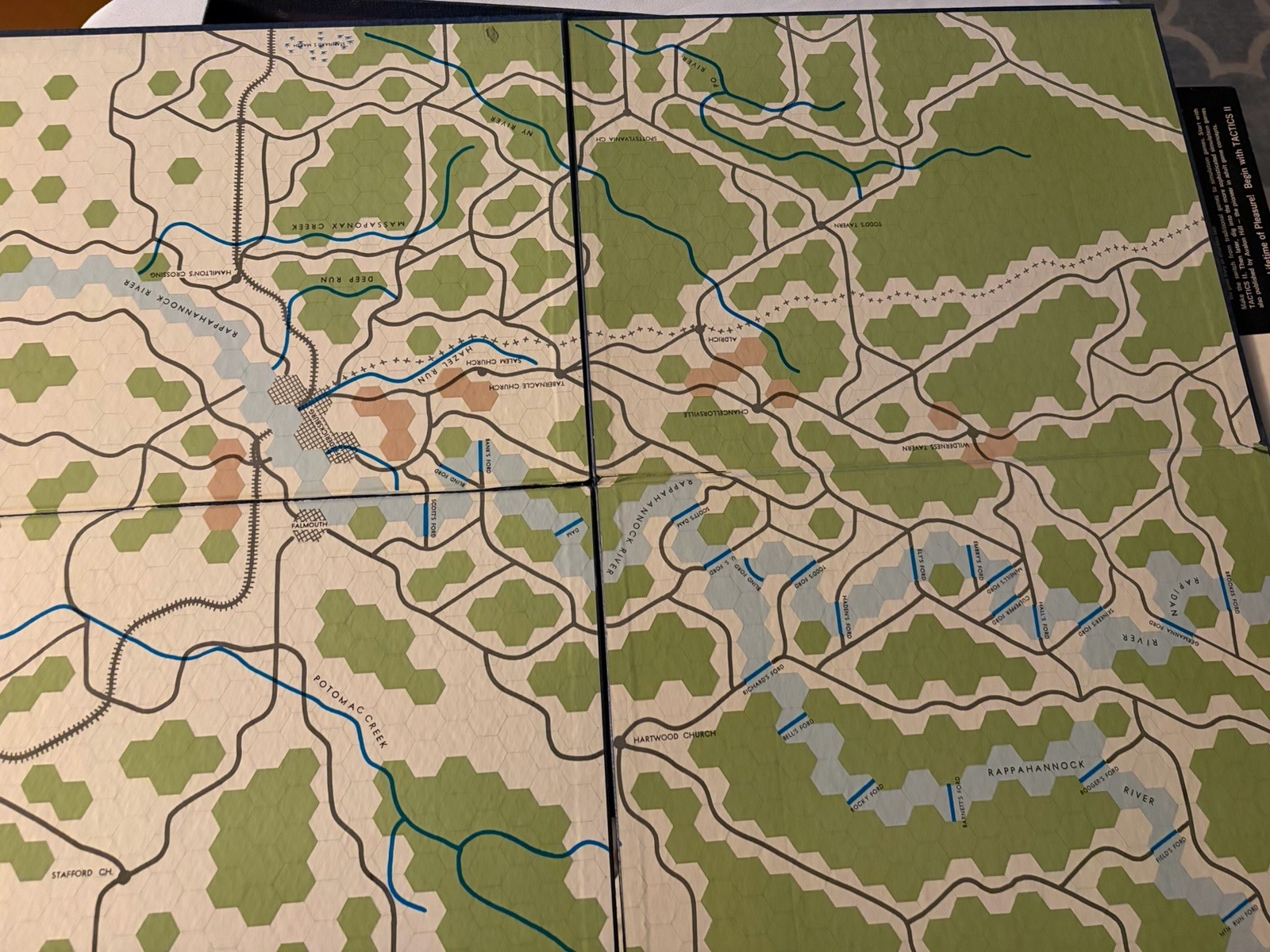 Vintage Game Chancellorsville America’s Civil War Battle Game Avalon Hill 1961