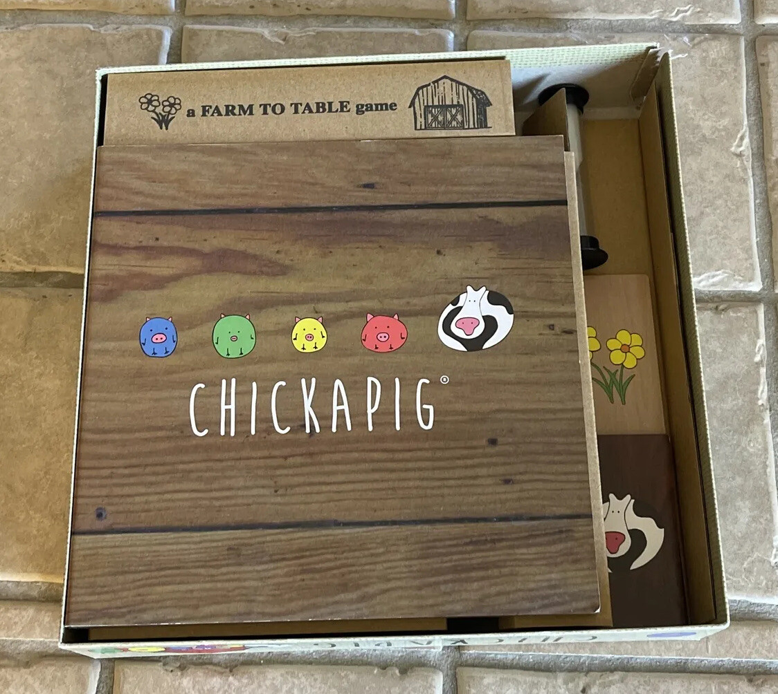 Chickapig a Farm To Table Game 1st Edition Buffalo Games & Puzzles Complete Read