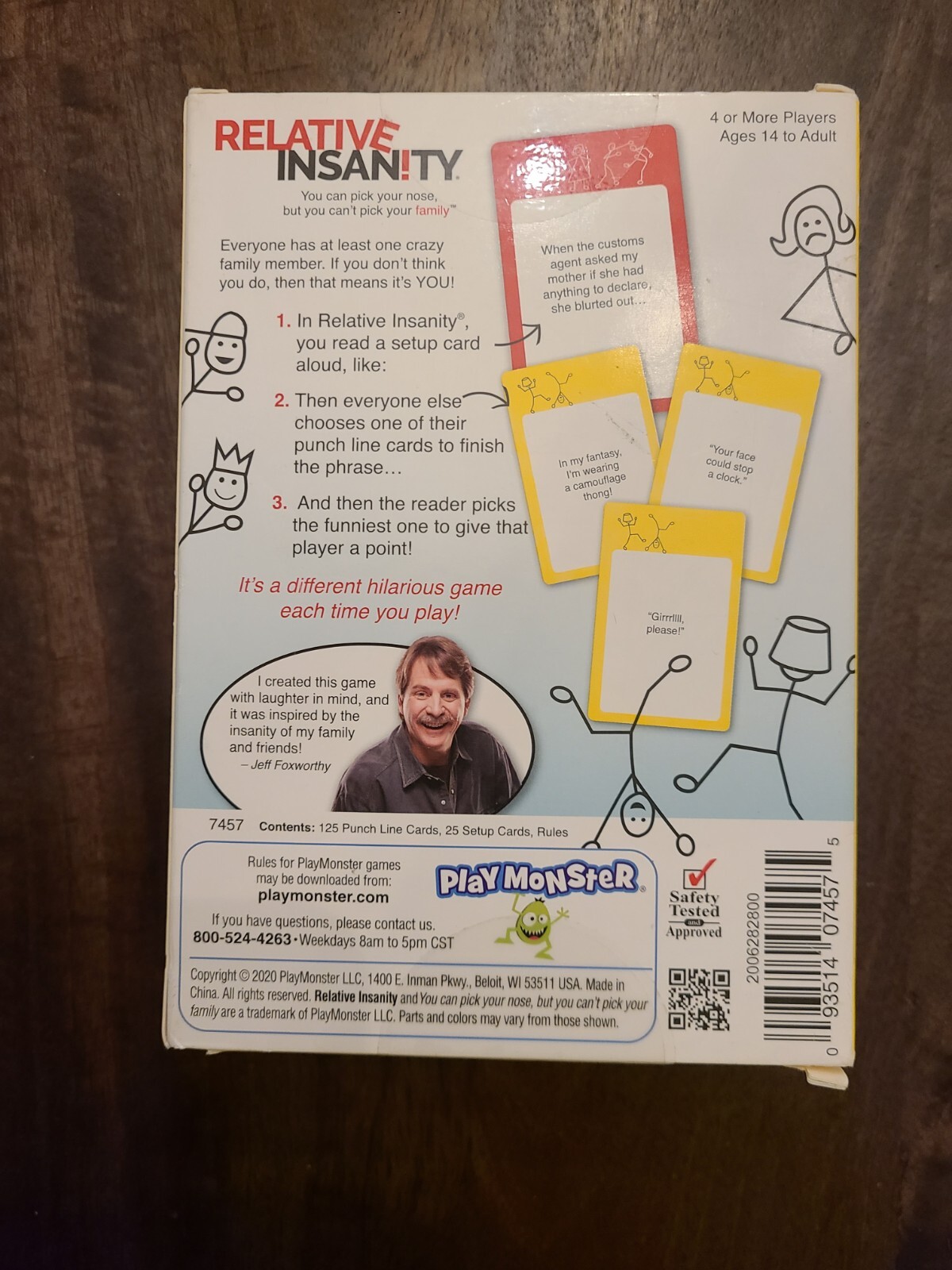 New Relative Insanity Game