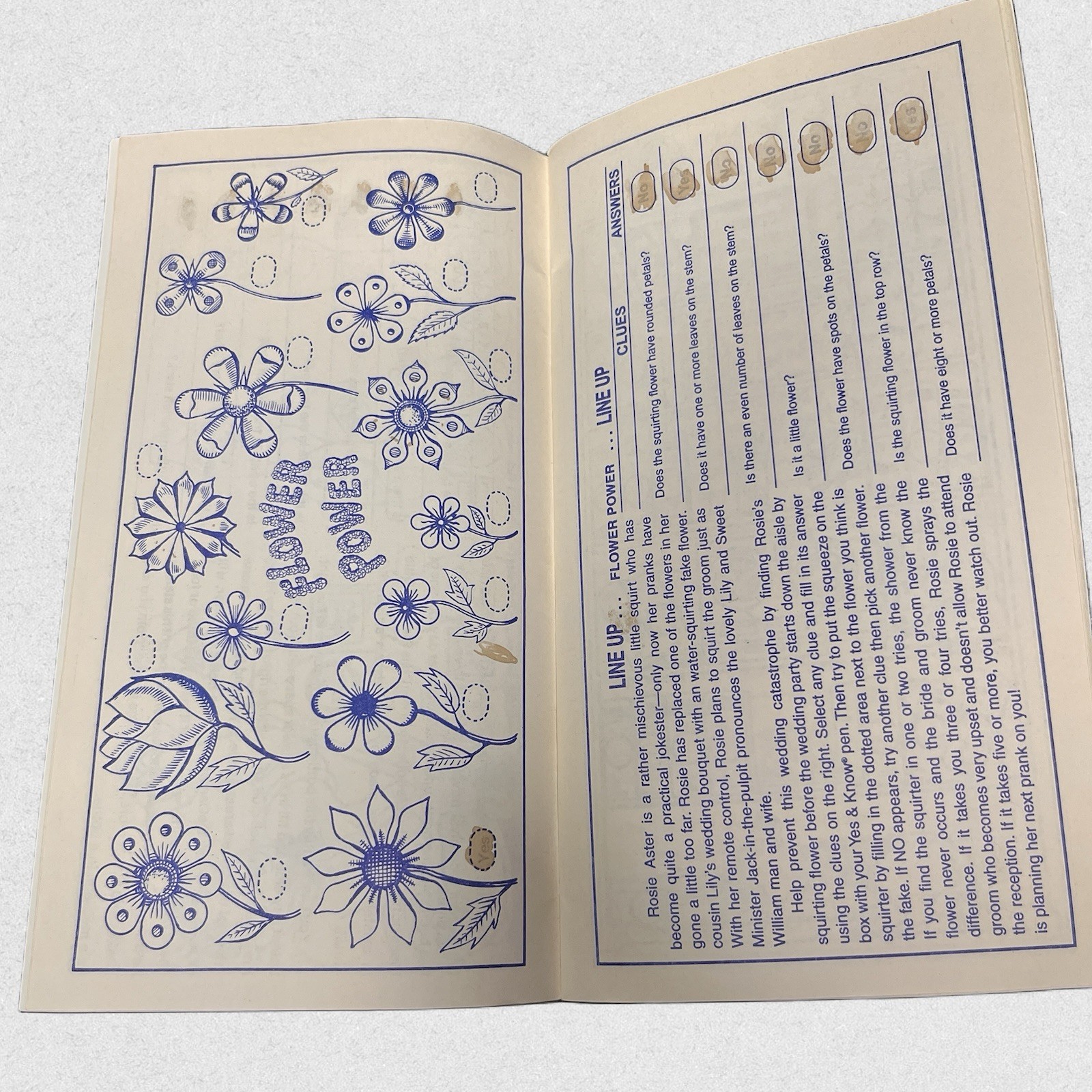 YES! KNOW Line Up Mr. Mystery Invisible Ink Children’s Game Book, Used