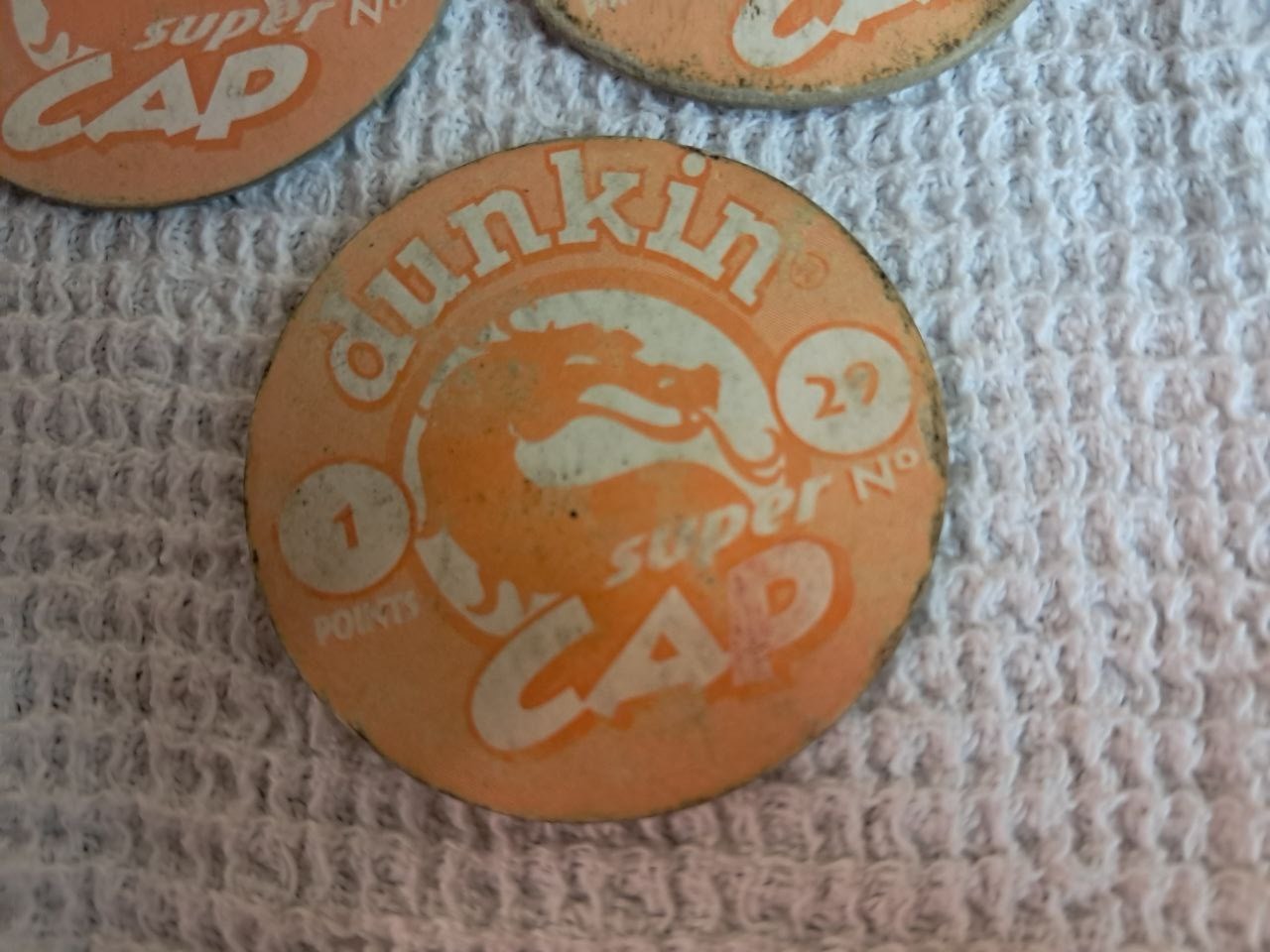 1995 Mortal Kombat Dunkin Super Cap Tazos Caps Chip Chips Vintage