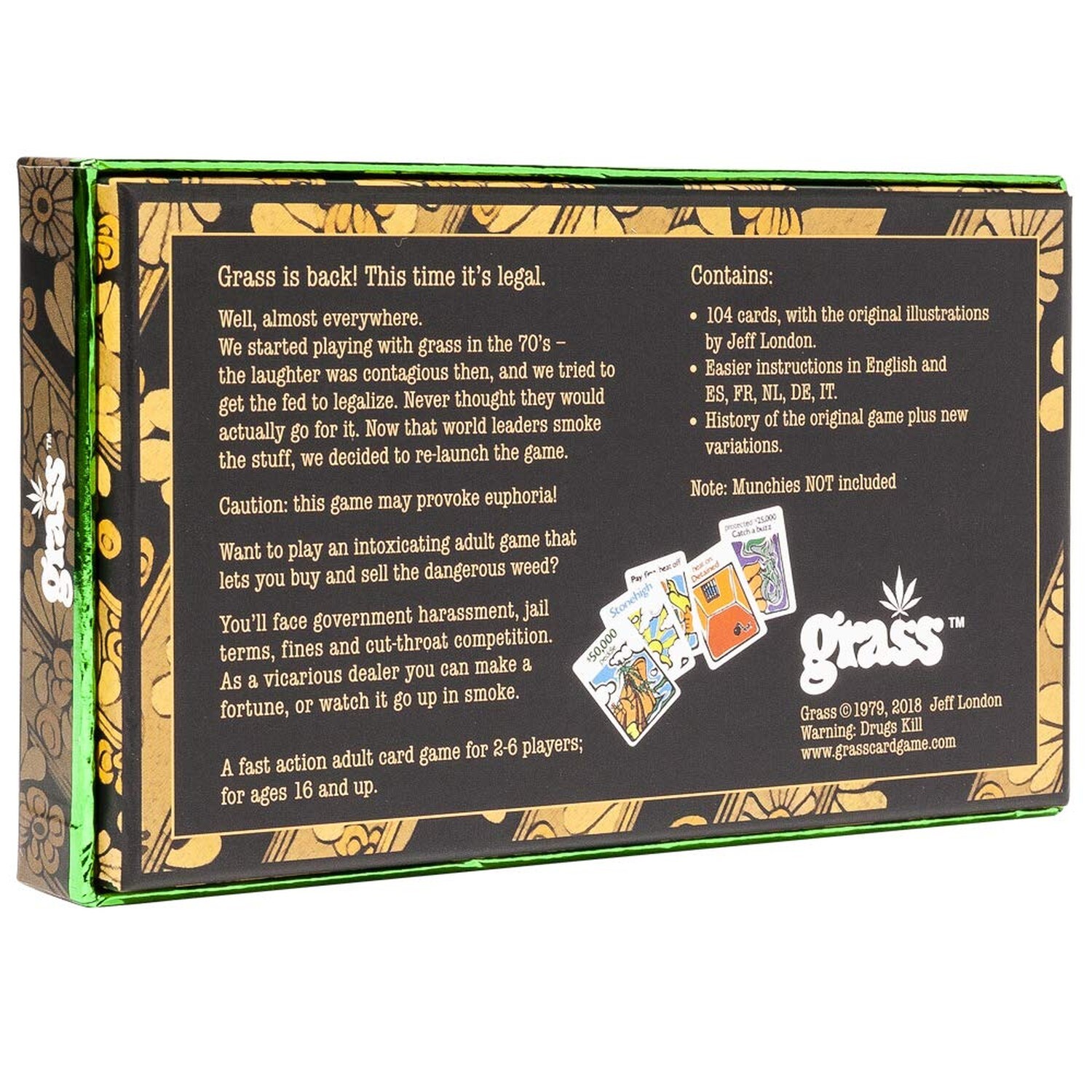 TDC Games Grass Card Game, Novelty Card Game for Adults, Fast Paced Card Game…