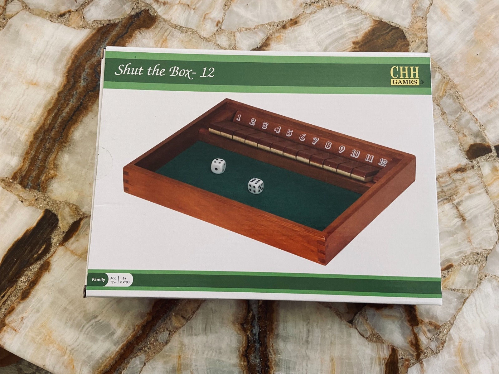 CHH GAMES~Shut the Box-12~ New in Sealed Box