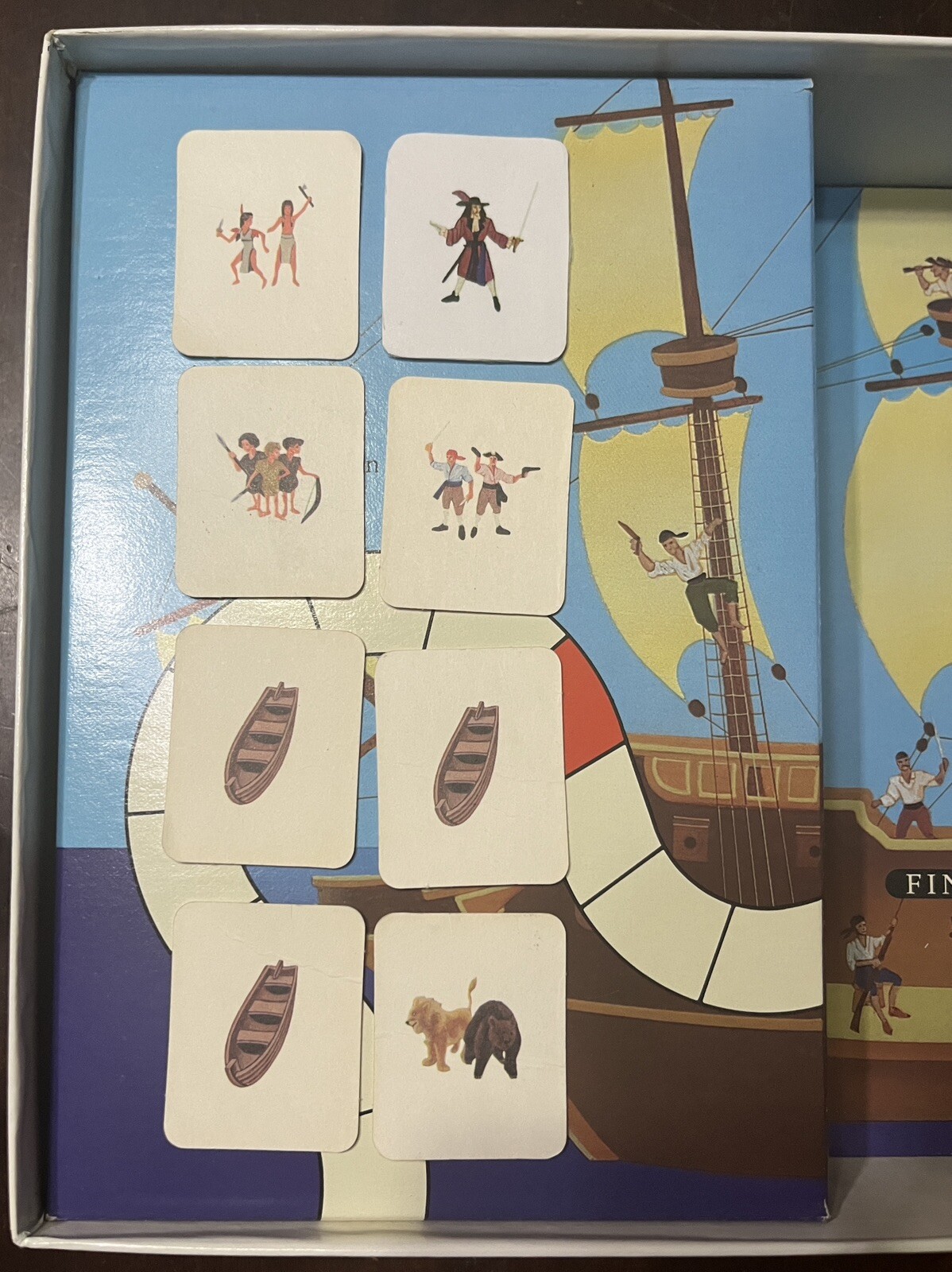 1990 University Games the Peter Pan Board Game Complete See Description
