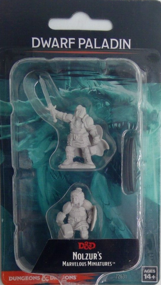 DUNGEONS & DRAGONS MARVELOUS MINIATURES ~ DWARF FEMALE PALADIN