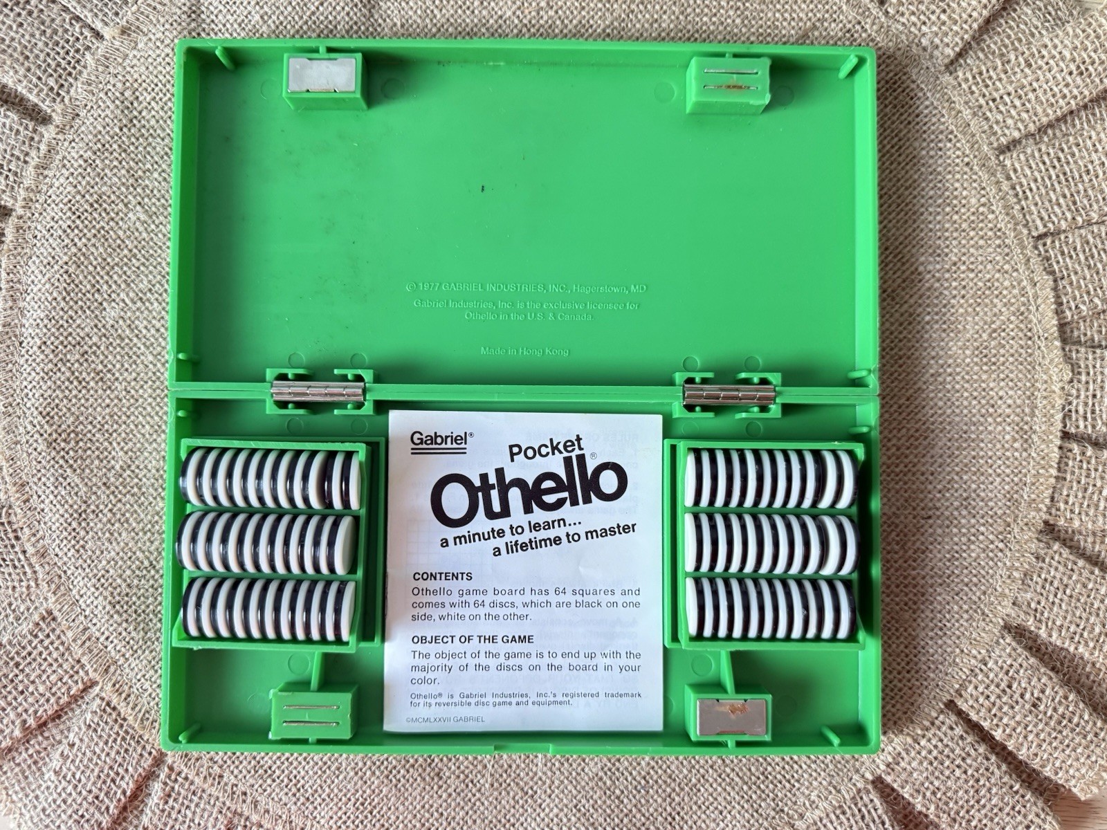 Gabriel Pocket Hello Travel Game -Complete 1977 Vintage 78394