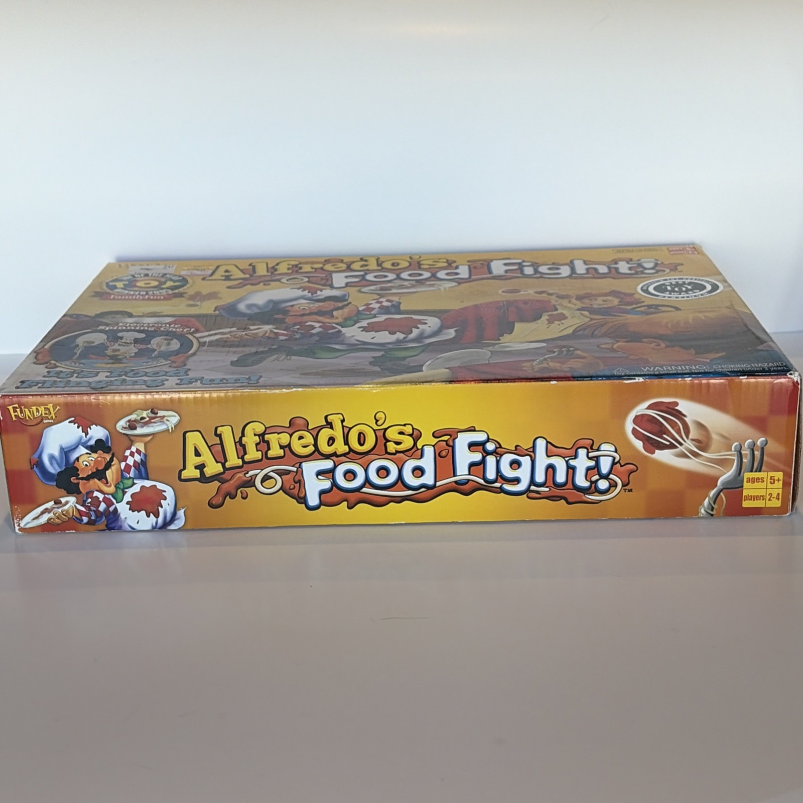Alfredo’s Food Fight Game Fundex 2005 Vintage Board Game Electronic Incomplete