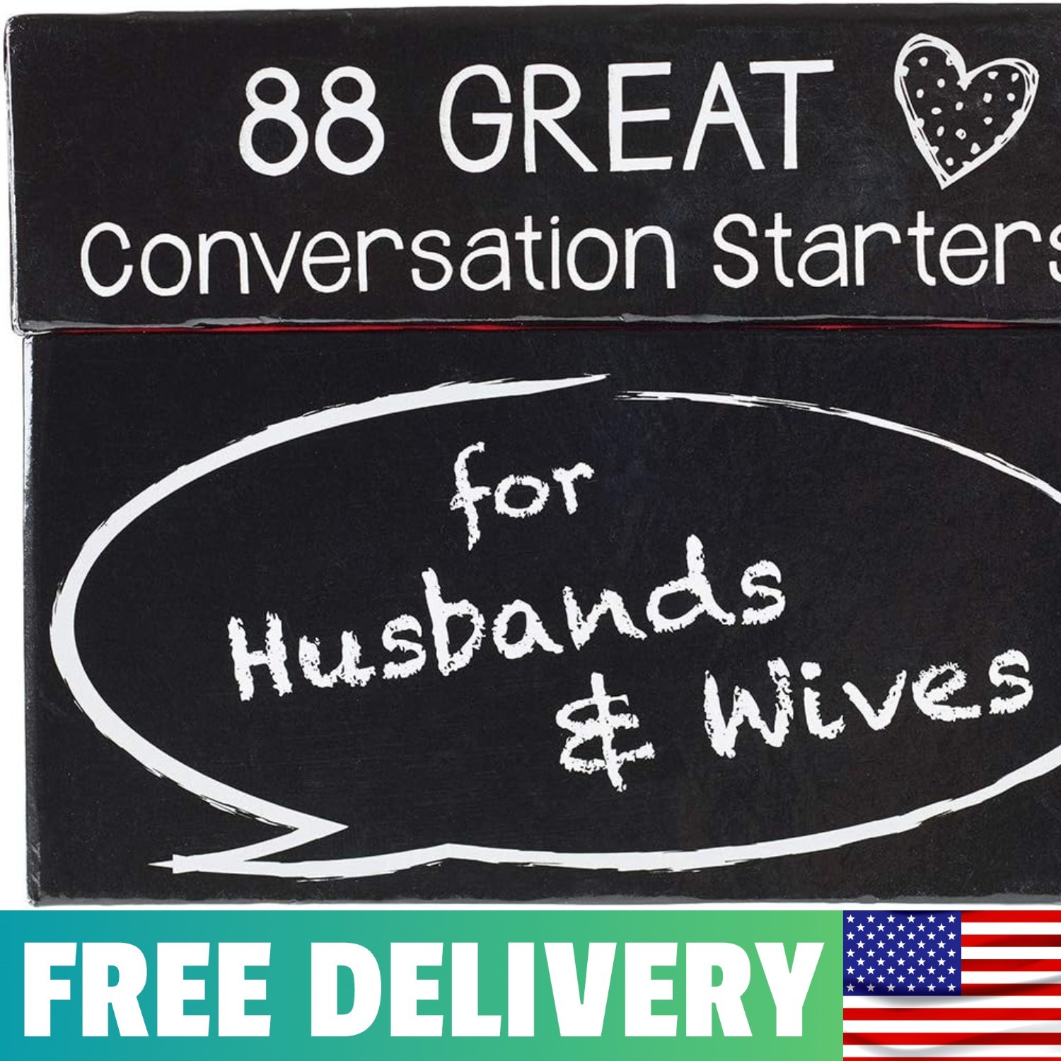 88 Great Conversation Starters For Husbands And Wives “ Romantic Card Game For