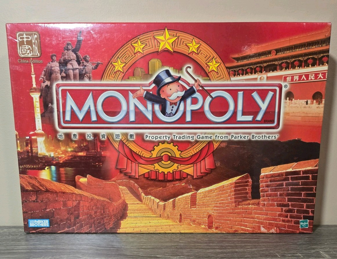 Monopoly Greater China Edition 2001 Parker Brothers Sealed Chinese