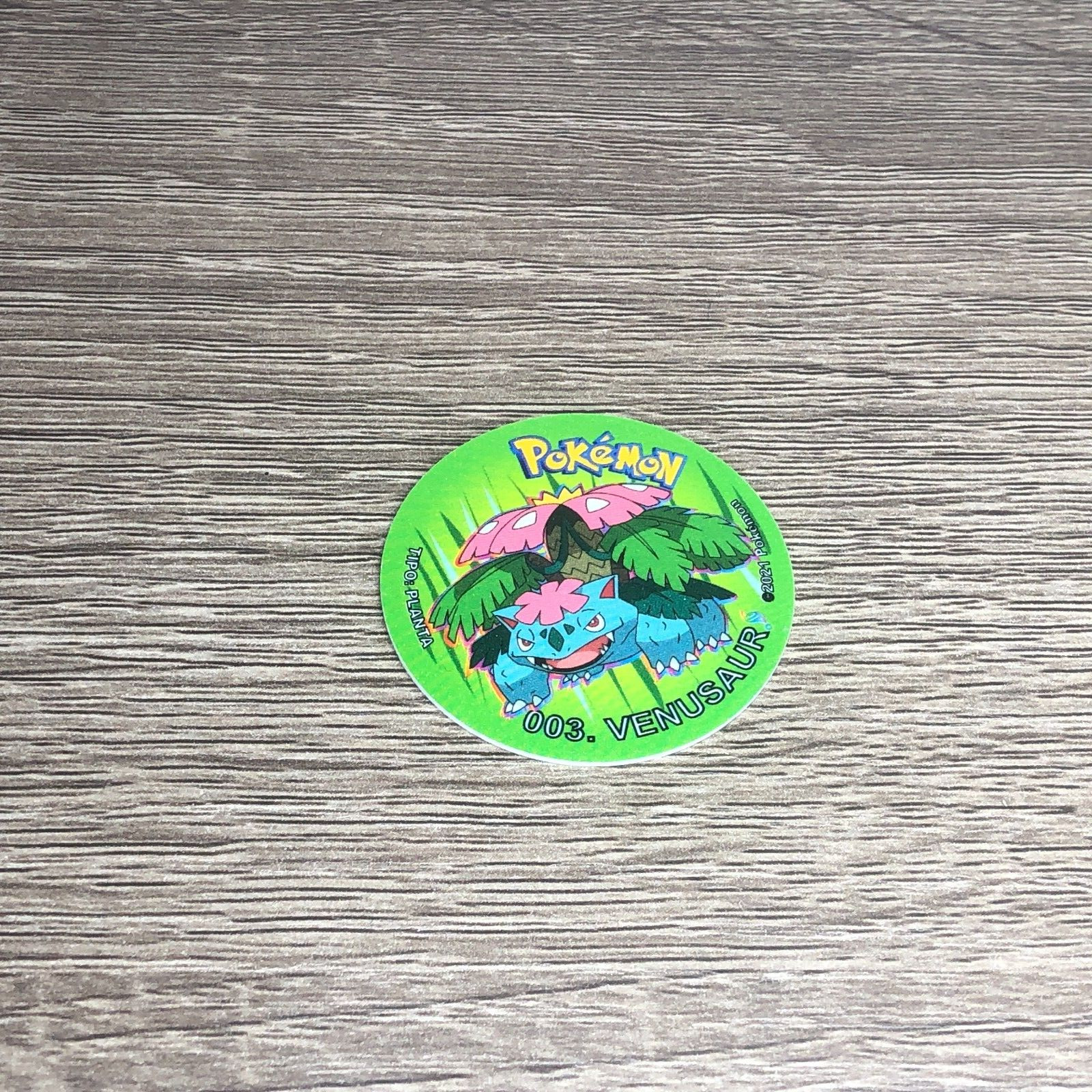 Pokemon Pogs Venusaur Tazos Sabritas Taps Mexico Nintendo Tazo 2021 Collectable