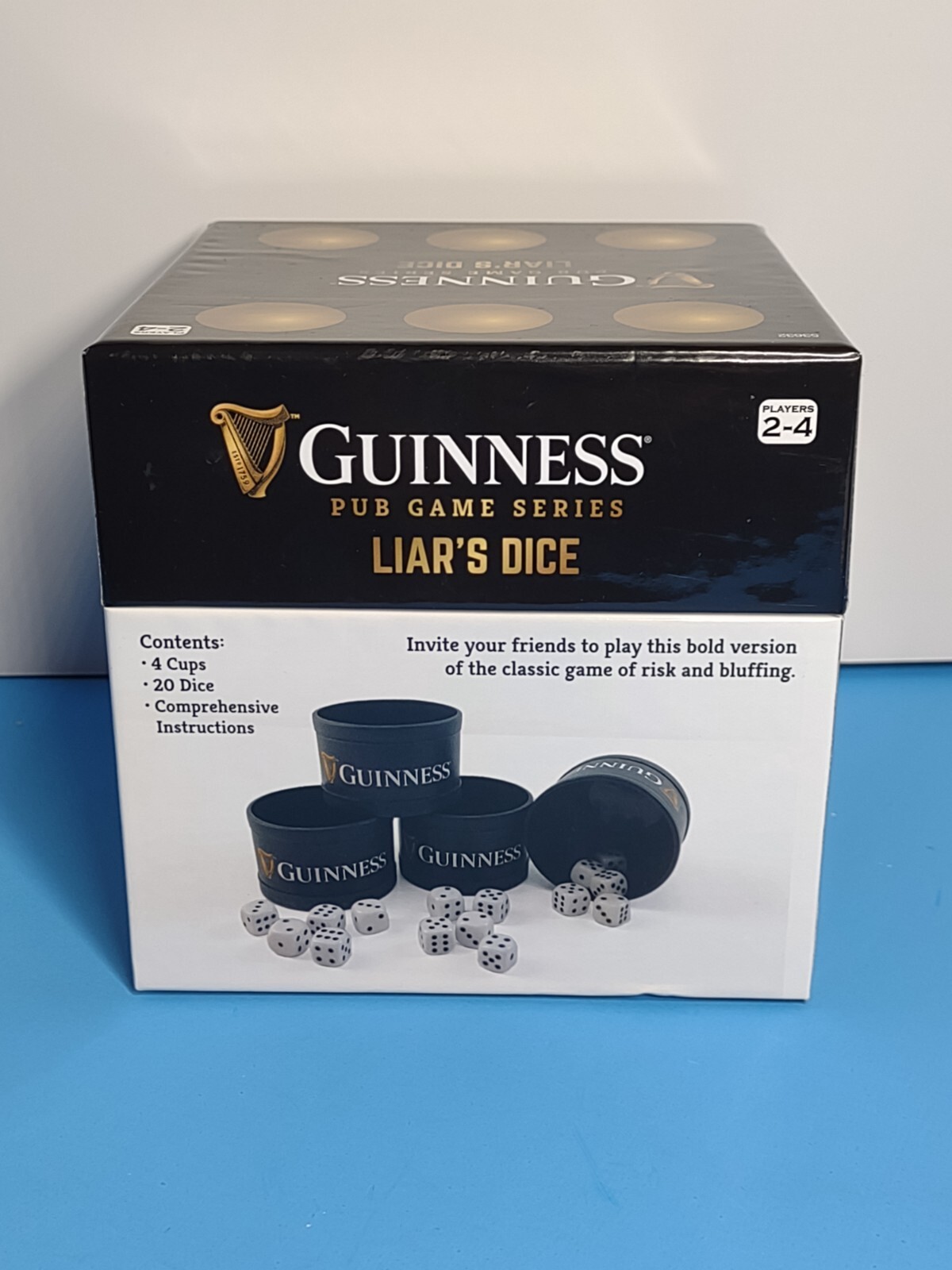 Guinness Pub Game Series Liar’s Dice 2-4 Players Pre-owned Complete (O)