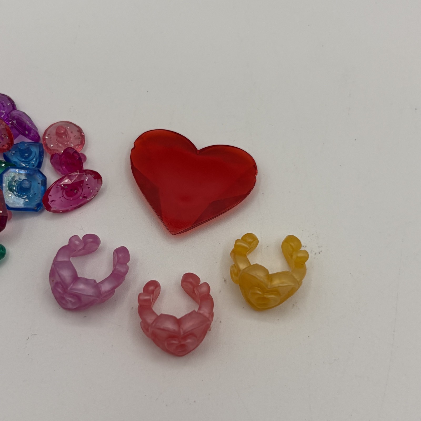 Disney Dazzling Princess Ages 4-Up 2-4 Players Replacement Parts 3 Rings, Gems