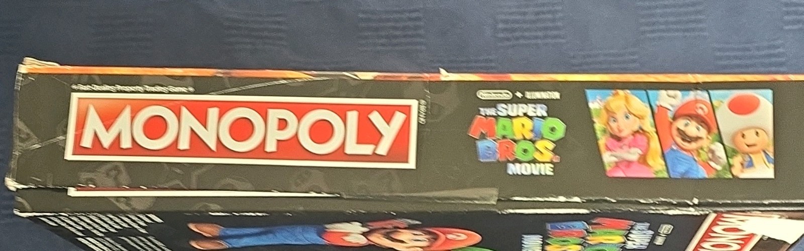 Hasbro Gaming Monopoly Super Mario Bros. Movie Board Game Plastic-Free