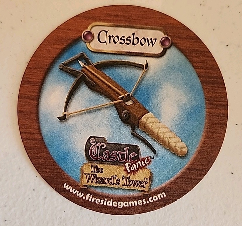 Fireside Board Game Castle Panic The Wizard’s Tower / The Crossbow Promo Coaster