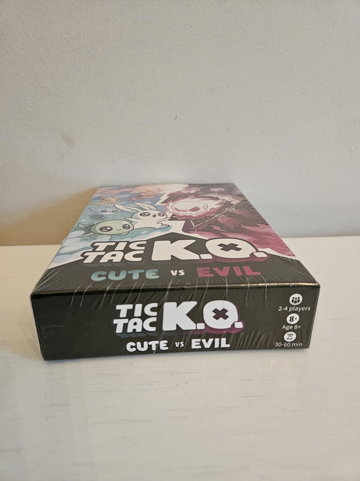 Tic Tac KO Cute vs Evil Card Game 8+ K.O. 2-4 Players Unstable Games New Sealed