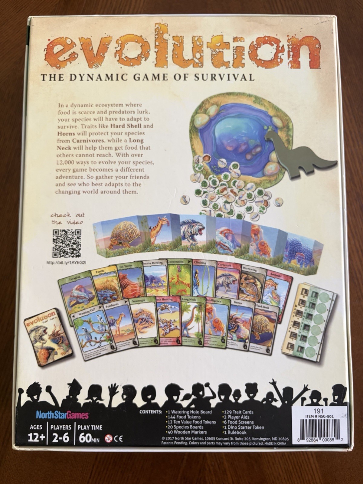 Evolution – North Star Games – 2017 – Complete – EX