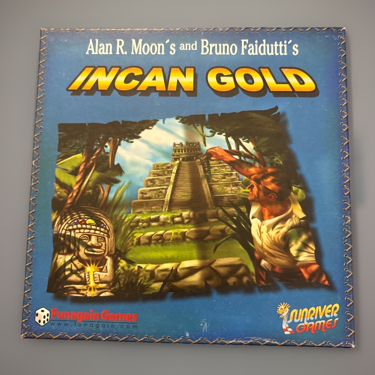 Incan Gold Board Game Alan Moon Bruno Faidutti Sunriver Games 2006