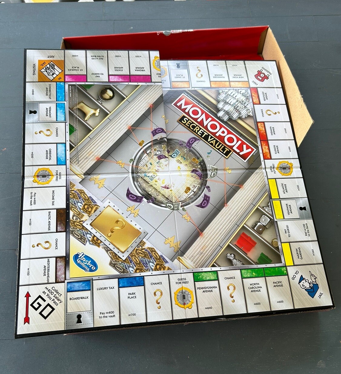MONOPOLY Secret Vault Board Game 100% Complete